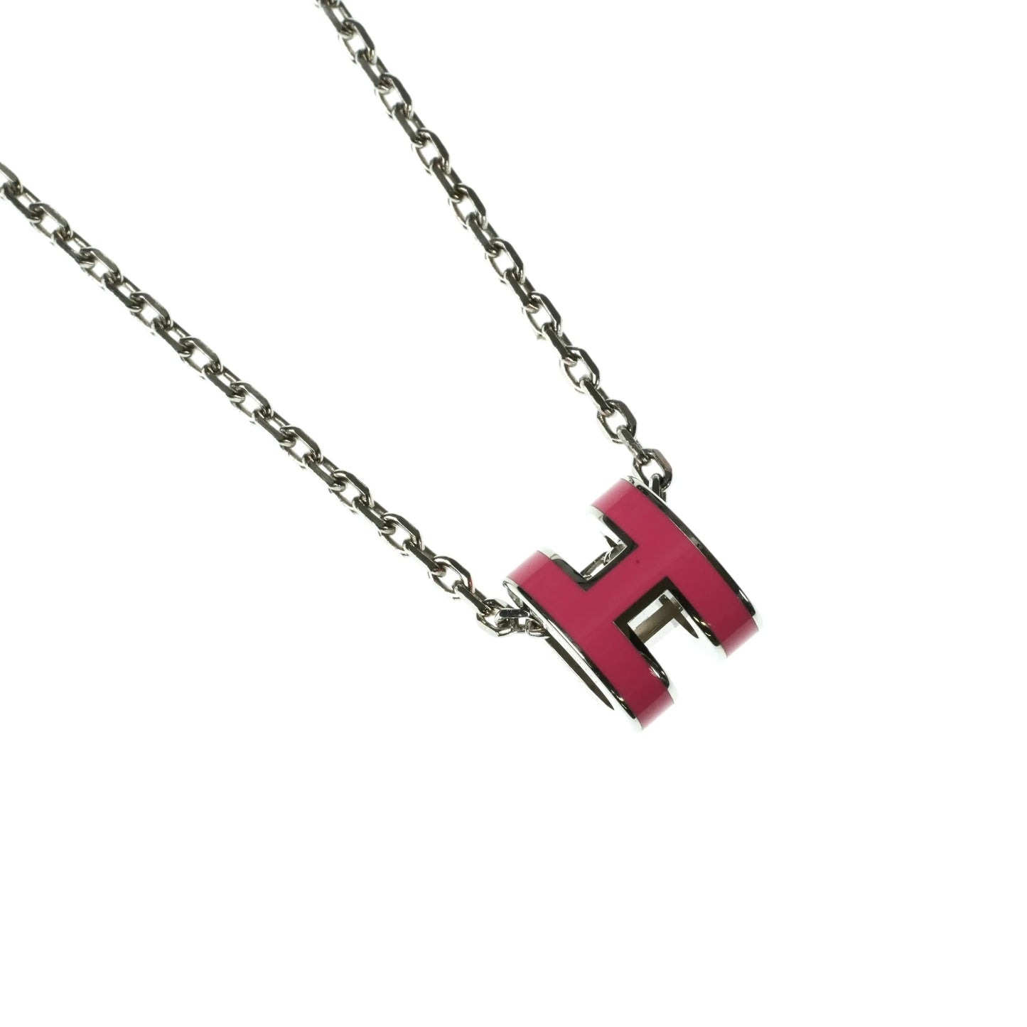 Hermès Mini Pop Pendant Pink Necklace