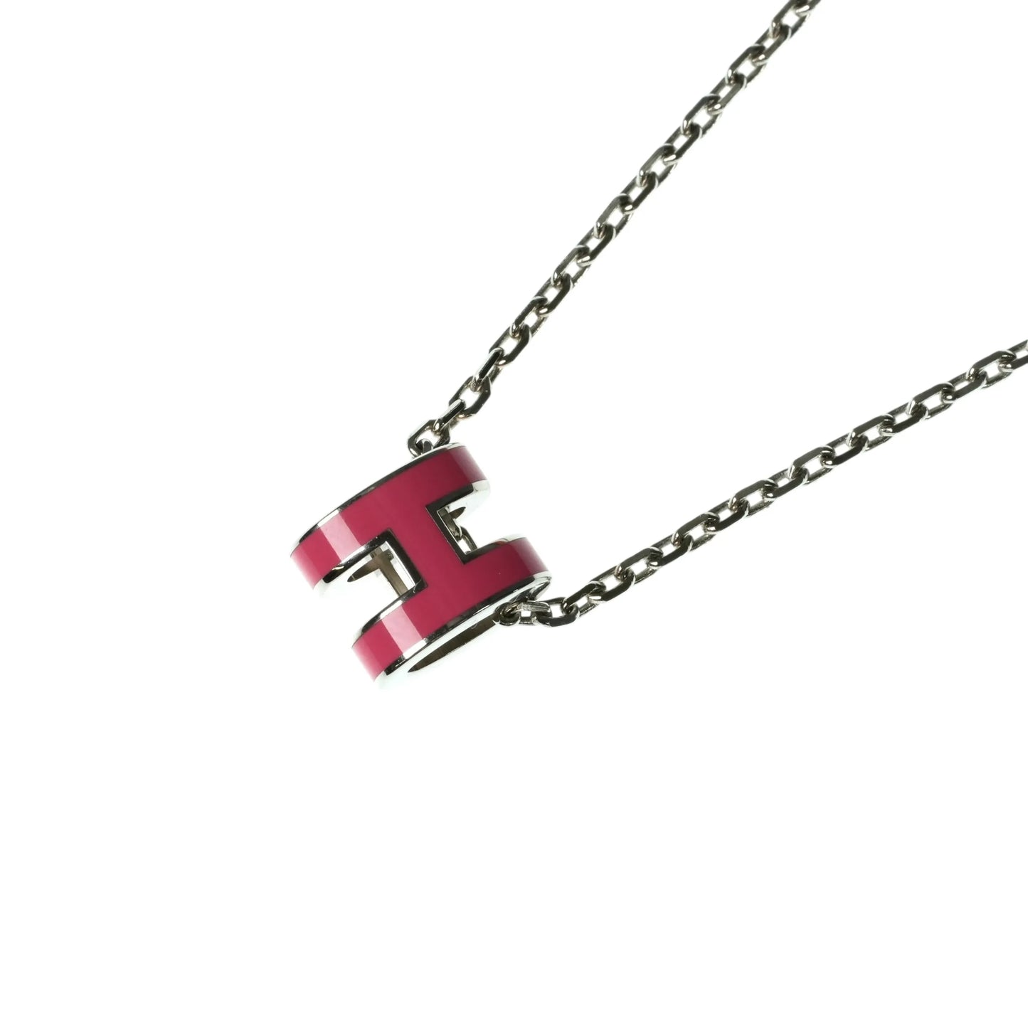 Hermès Mini Pop Pendant Pink Necklace