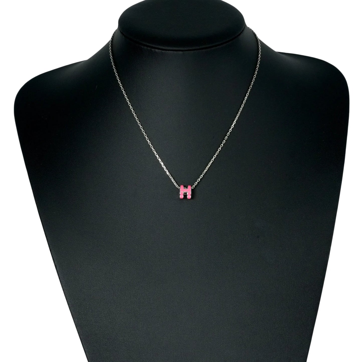 Hermès Mini Pop Pendant Pink Necklace