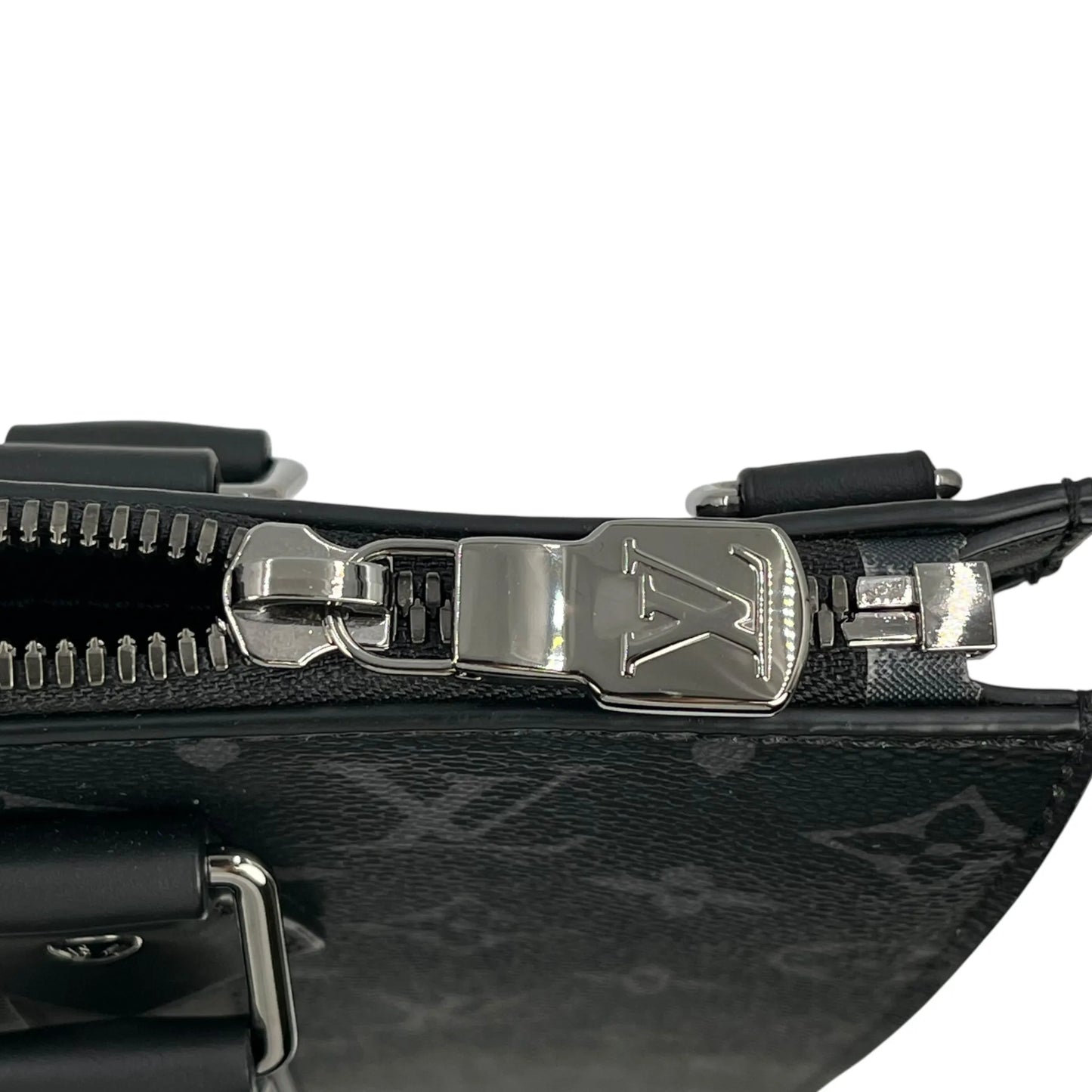 Louis Vuitton Monogram Eclipse Sac Plat - Black