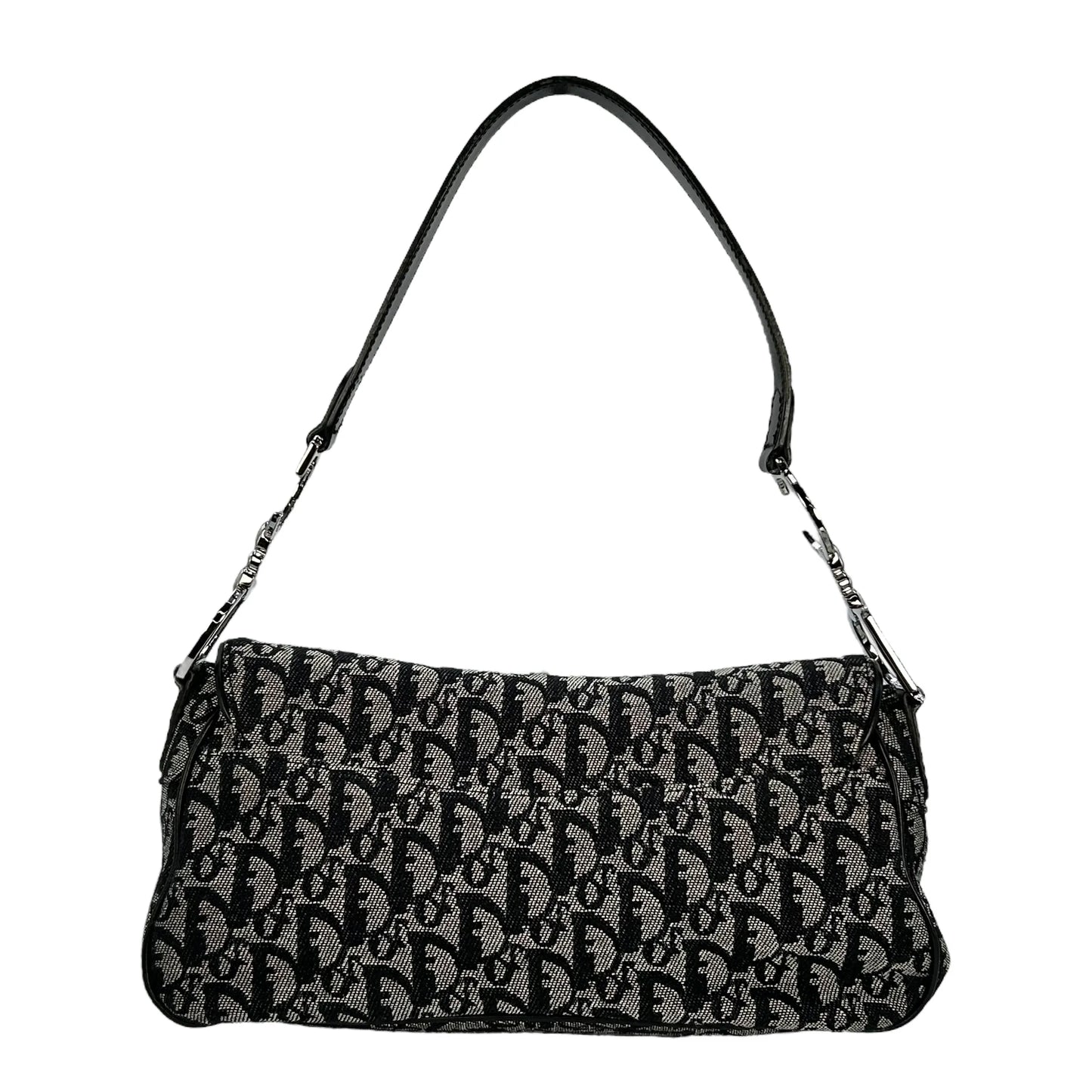 Dior Oblique Saddle Shoulder Bag - Black