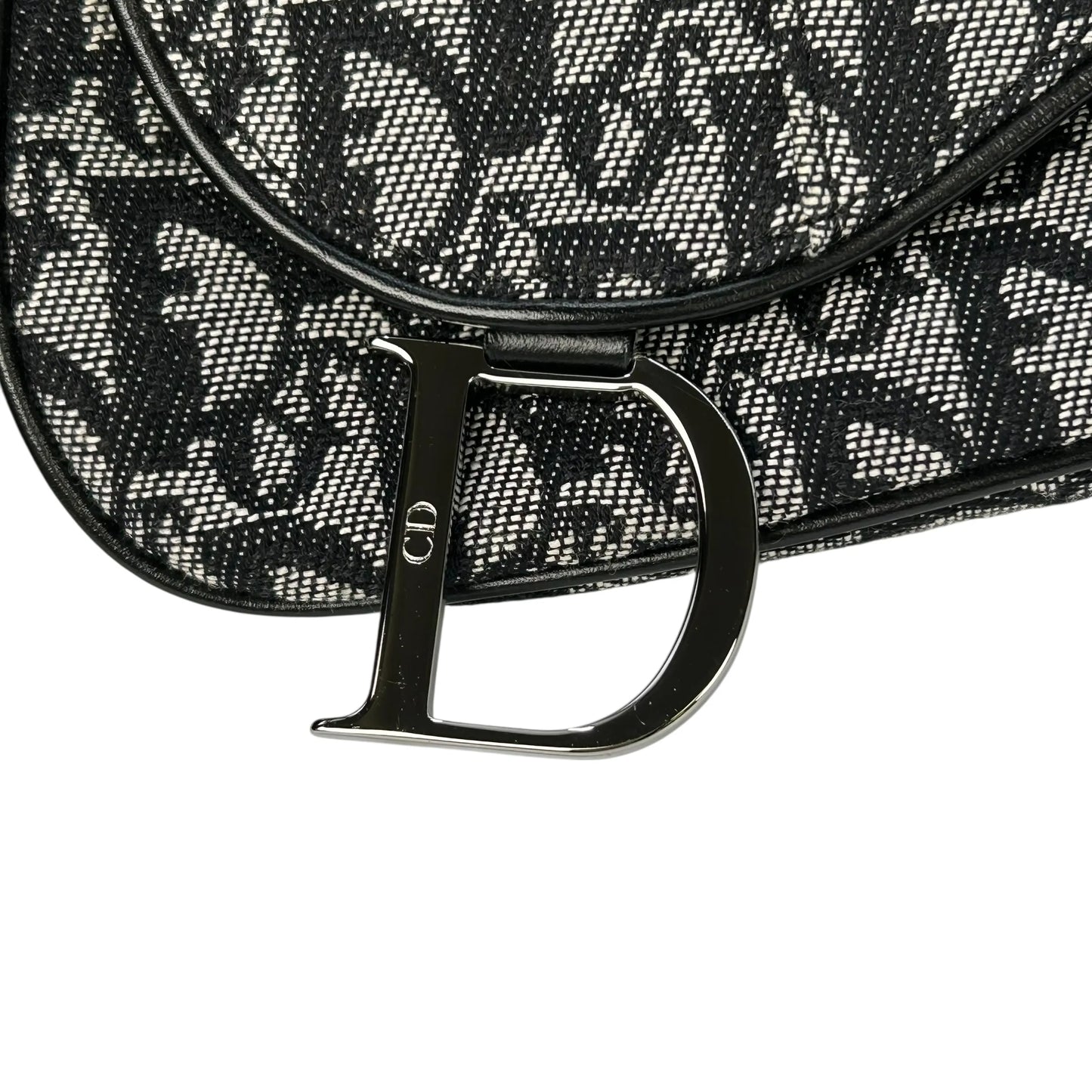 Dior Oblique Saddle Shoulder Bag - Black