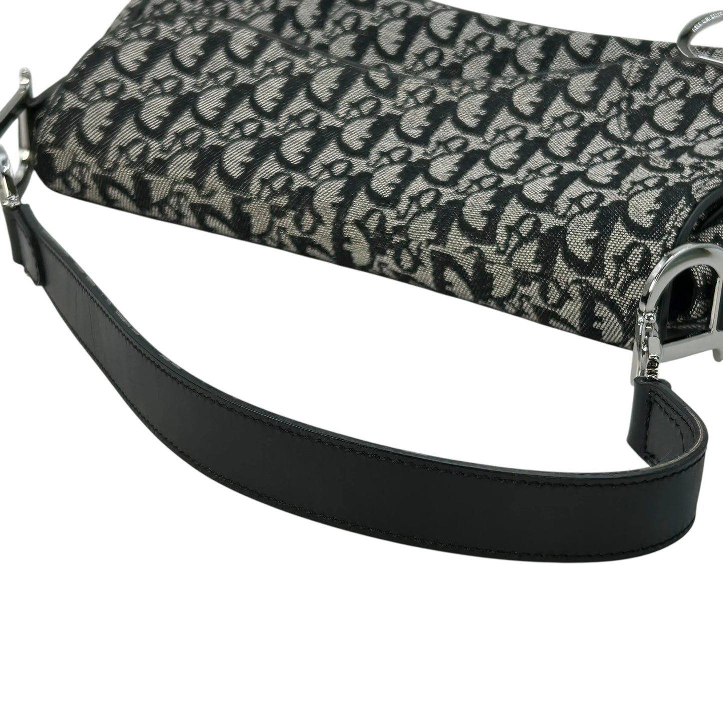 Dior Oblique Saddle Shoulder Bag - Black