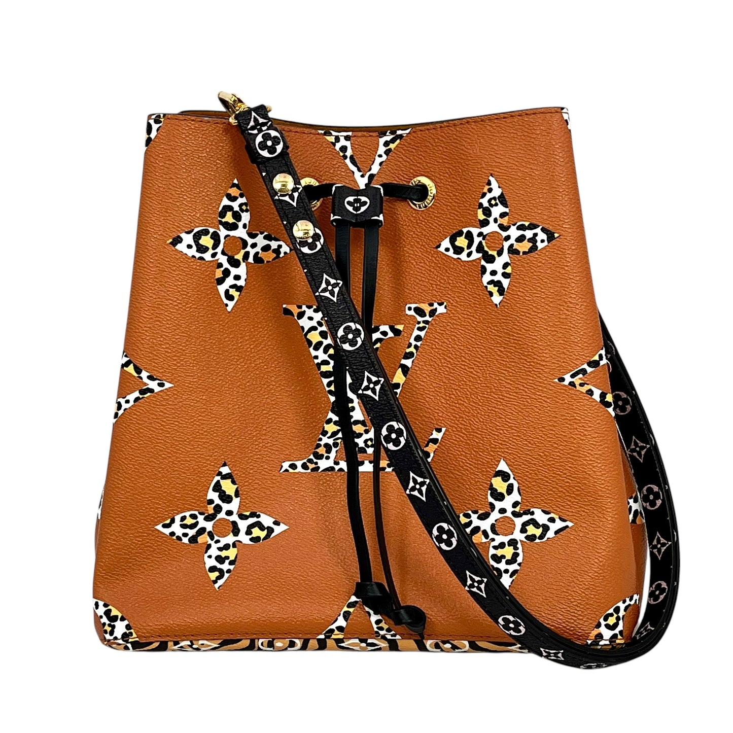 Louis Vuitton NeoNoe Camel Monogram Giant Jungle