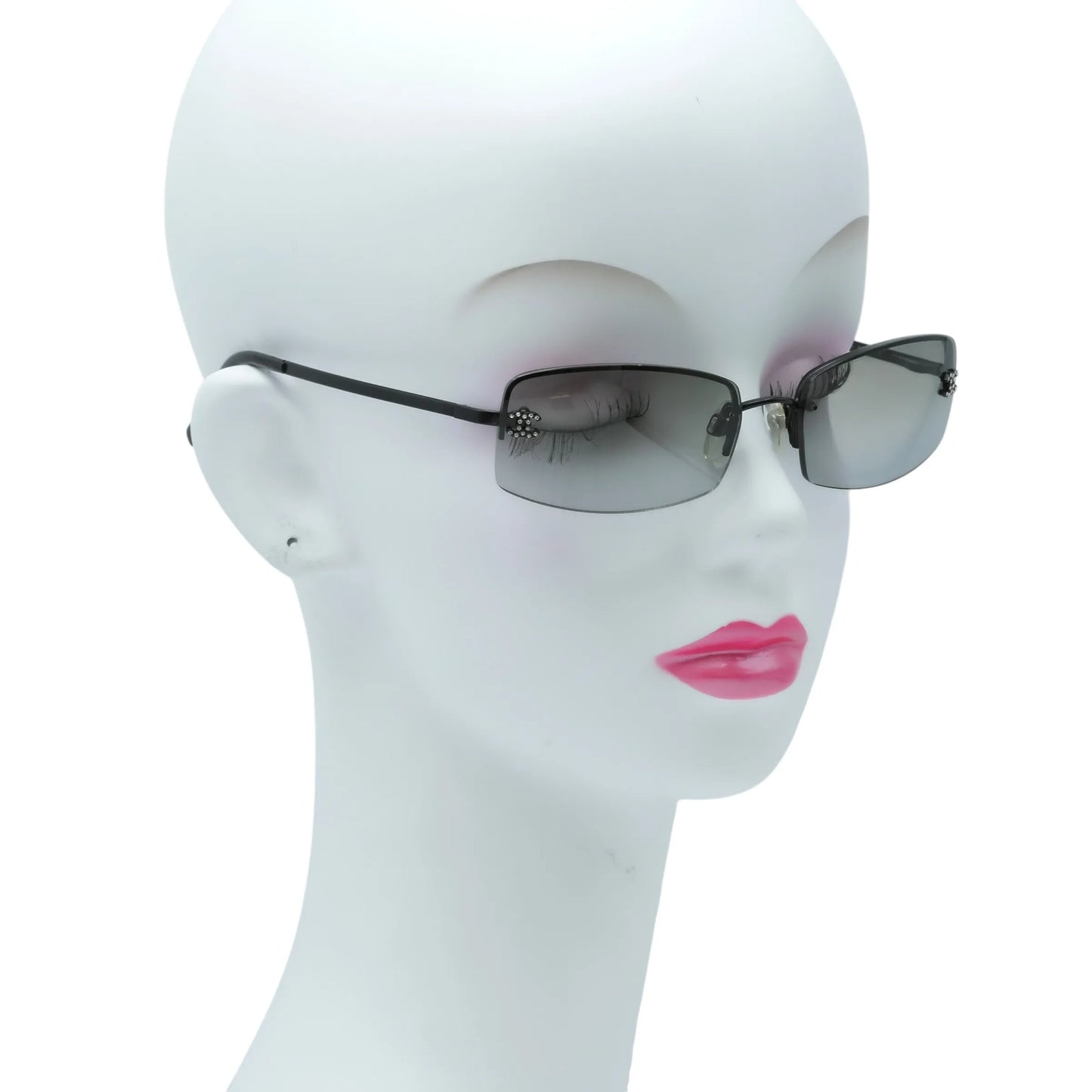 CHANEL CC Rhinestone Sunglasses