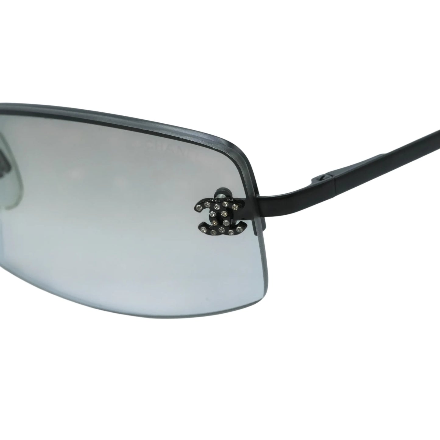CHANEL CC Rhinestone Sunglasses