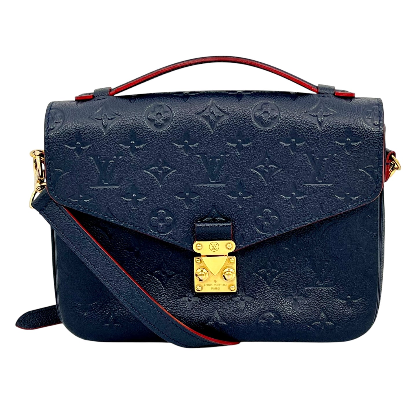 Louis Vuitton Pochette Metis Marine Rouge Navy