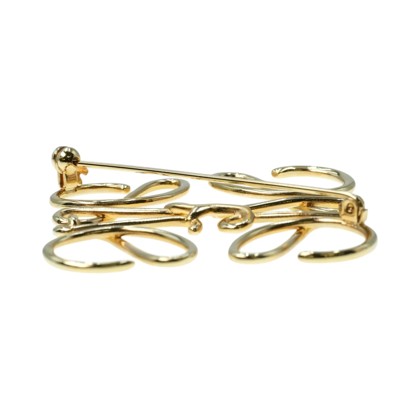 LOEWE Anagram Brooch Accessories - Gold