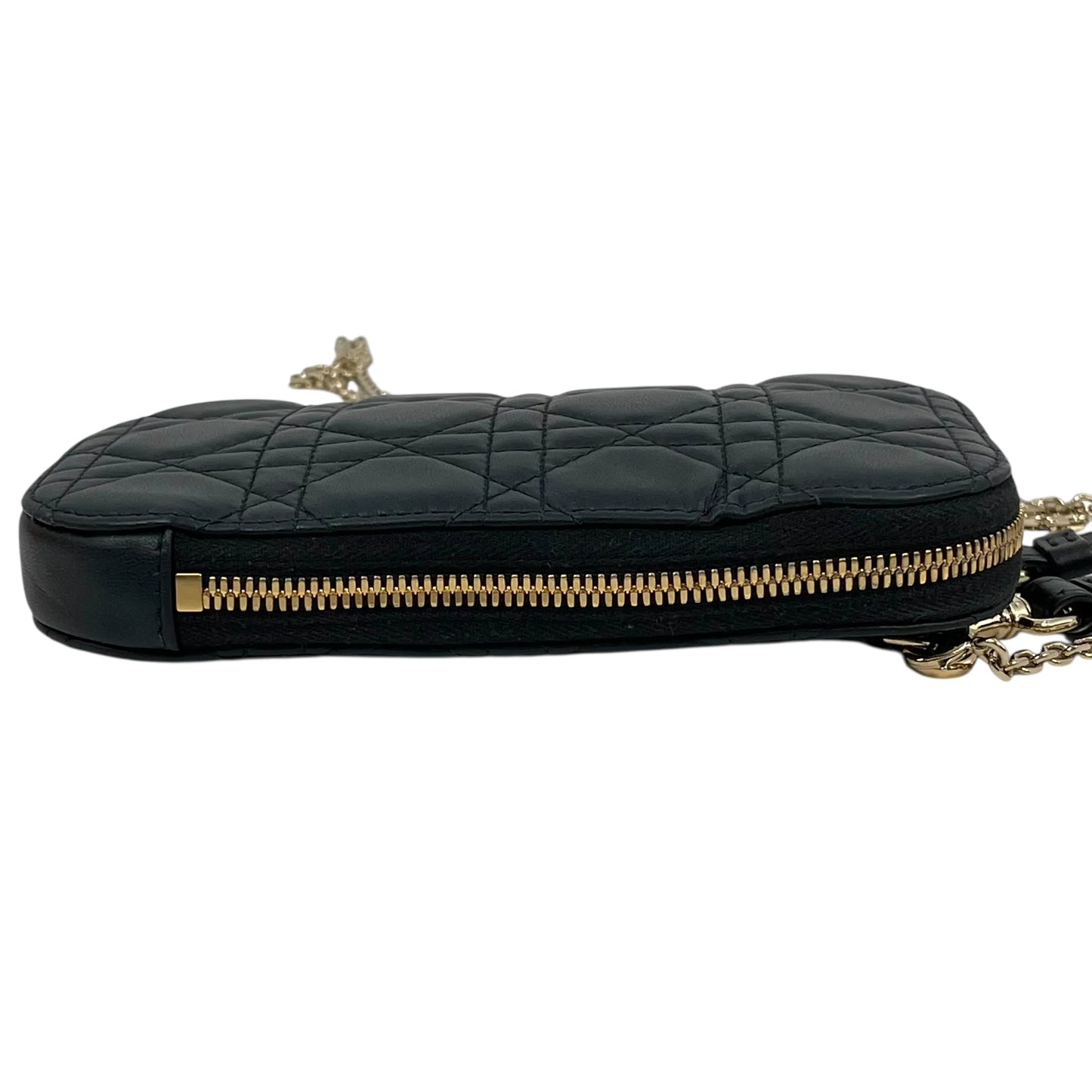 Dior Lady Dior Call‘in Dior Phone Holder - Black