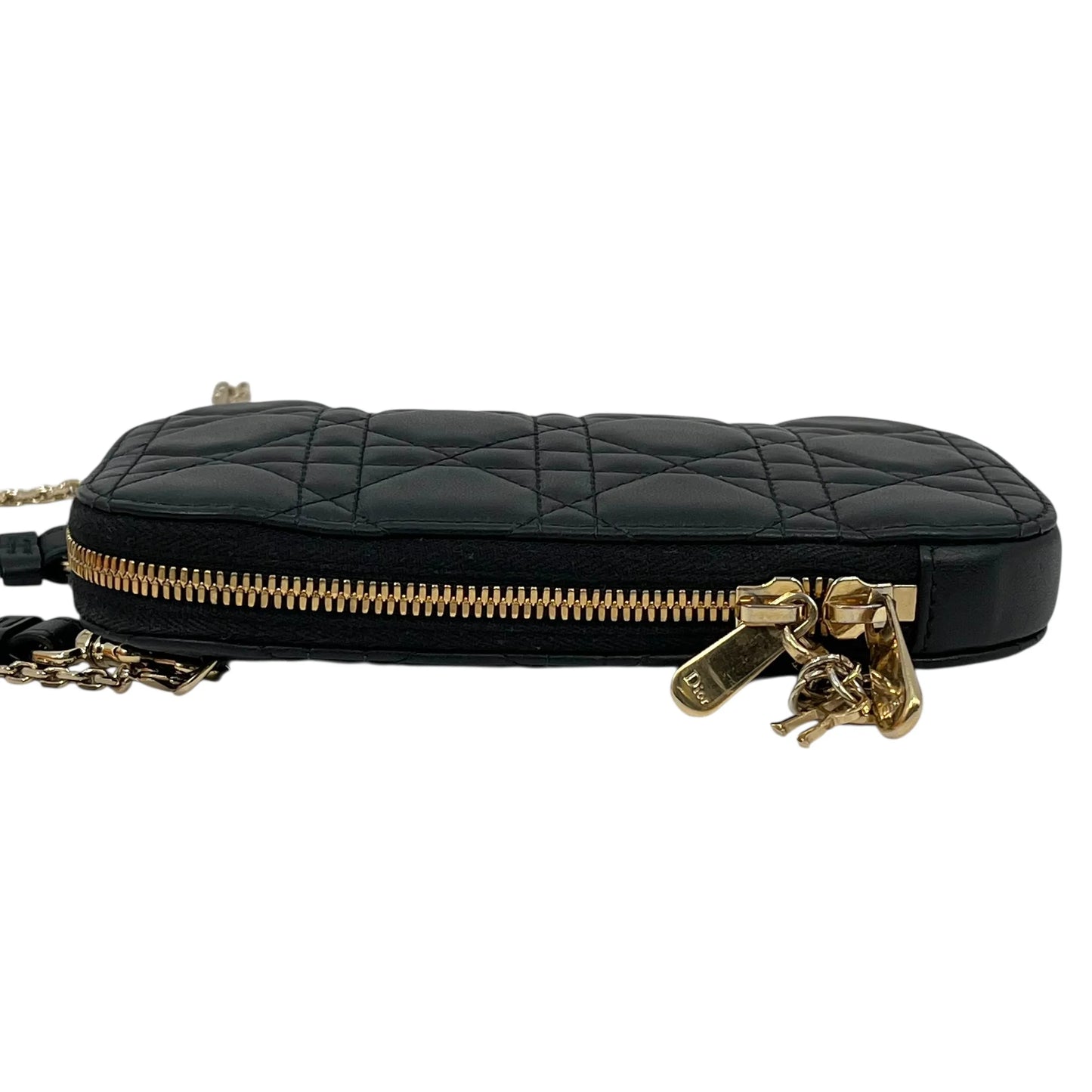 Dior Lady Dior Call‘in Dior Phone Holder - Black