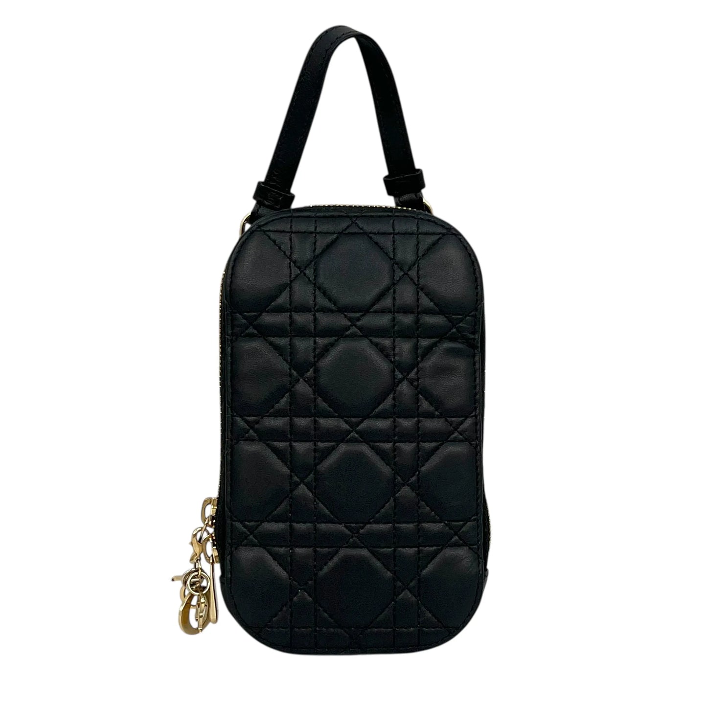 Dior Lady Dior Call‘in Dior Phone Holder - Black