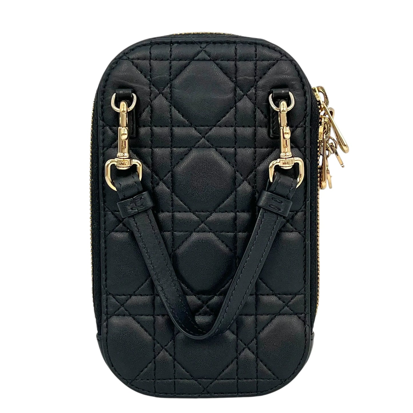 Dior Lady Dior Call‘in Dior Phone Holder - Black