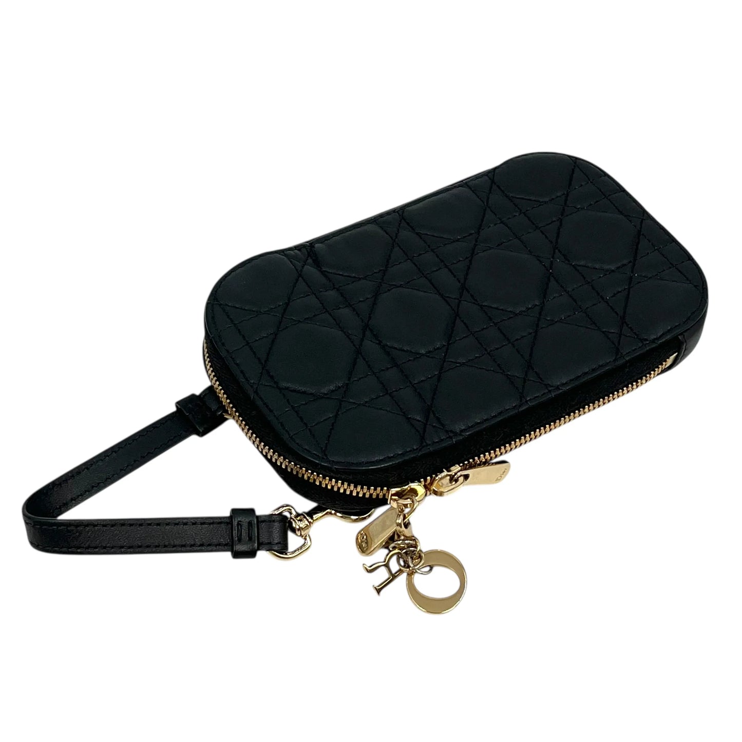 Dior Lady Dior Call‘in Dior Phone Holder - Black