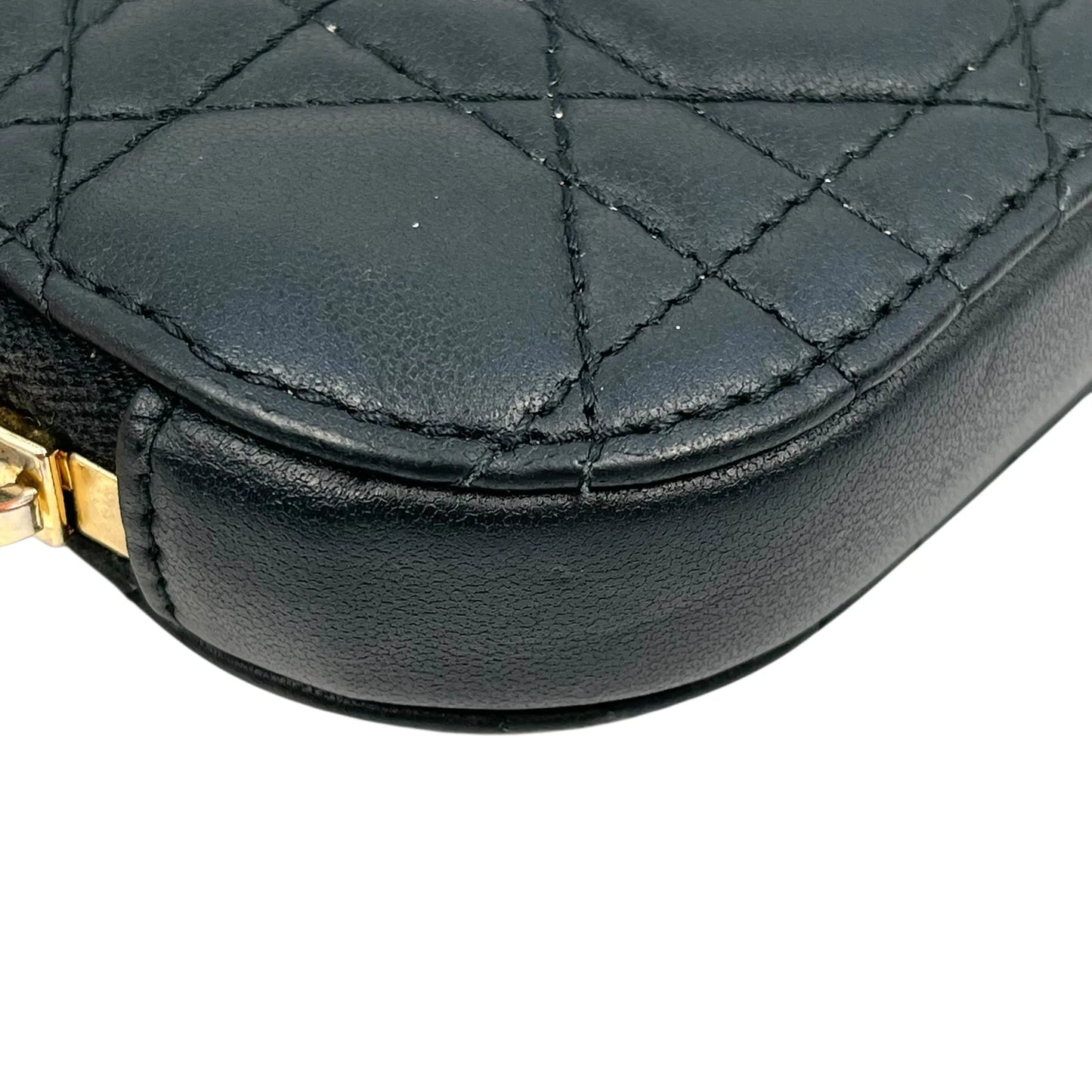Dior Lady Dior Call‘in Dior Phone Holder - Black