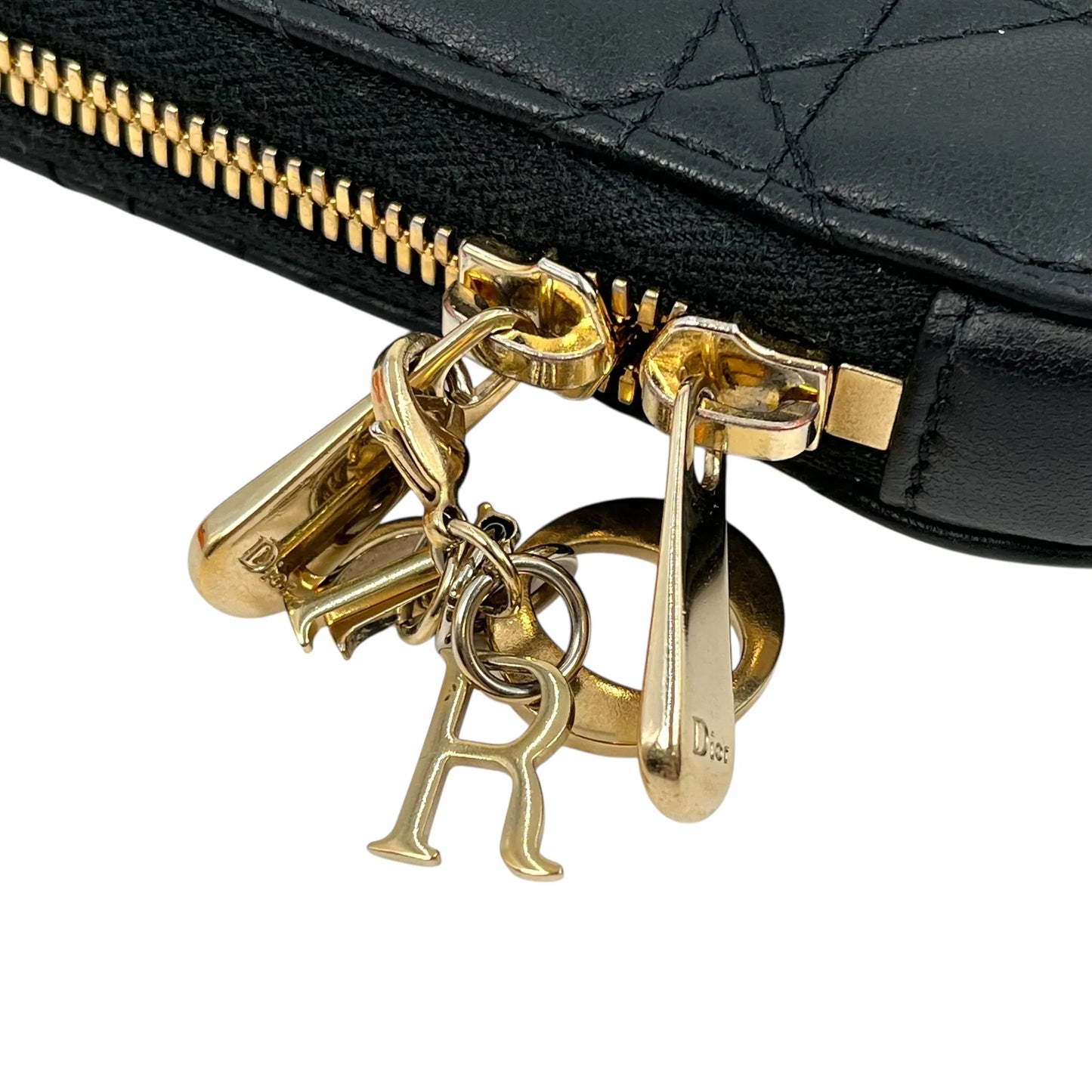 Dior Lady Dior Call‘in Dior Phone Holder - Black