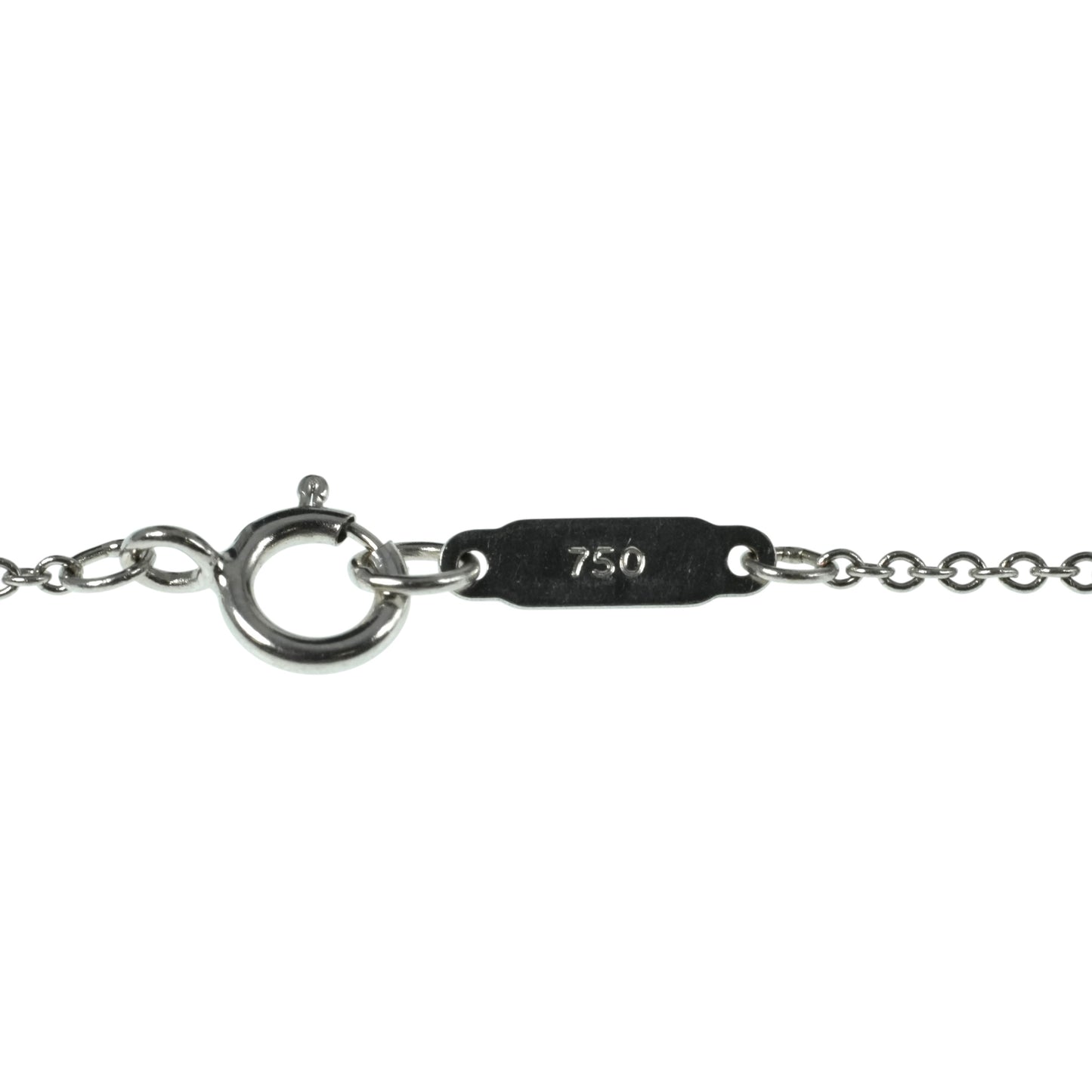 Tiffany Metro Heart Necklace 18KWG