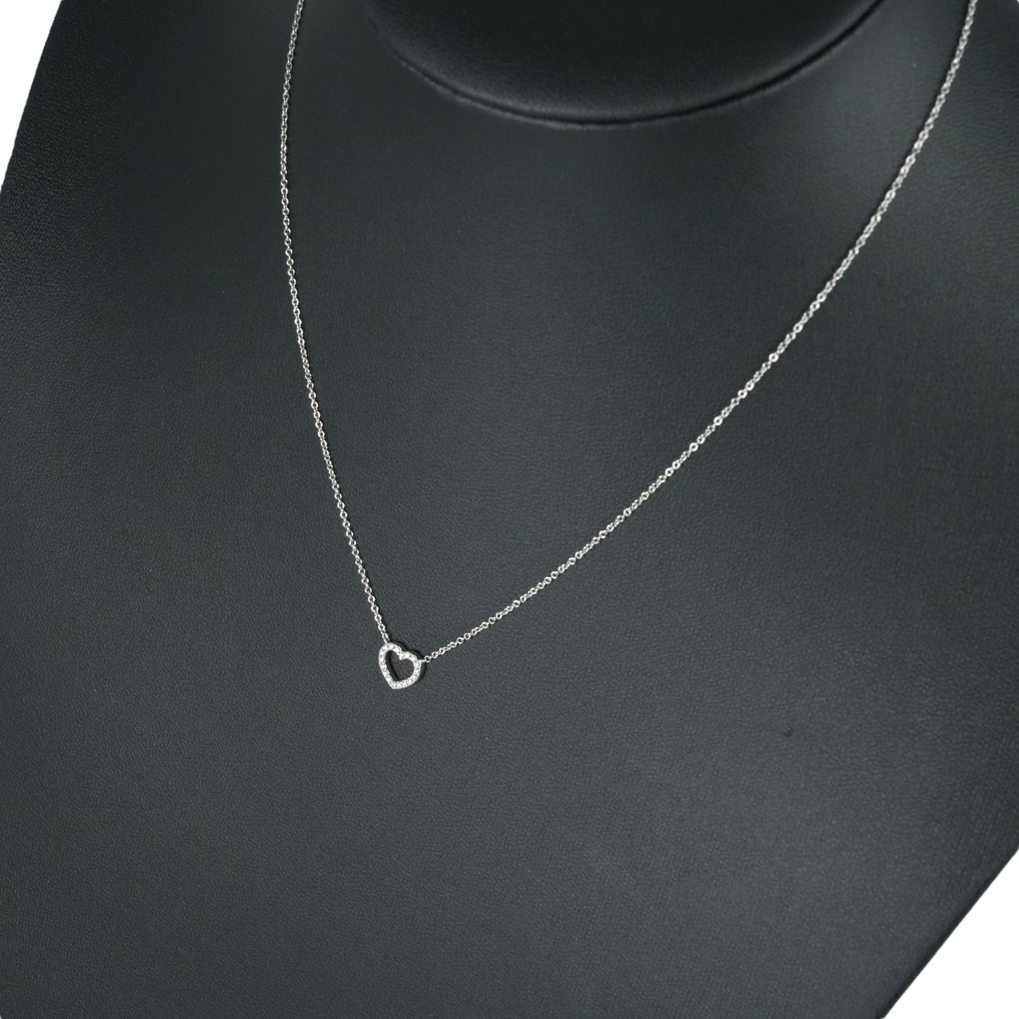 Tiffany Metro Heart Necklace 18KWG