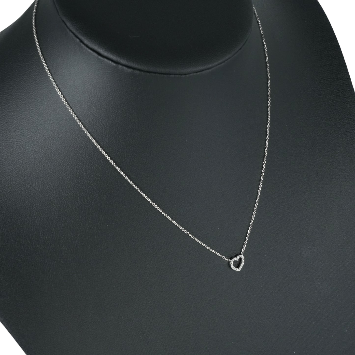 Tiffany Metro Heart Necklace 18KWG