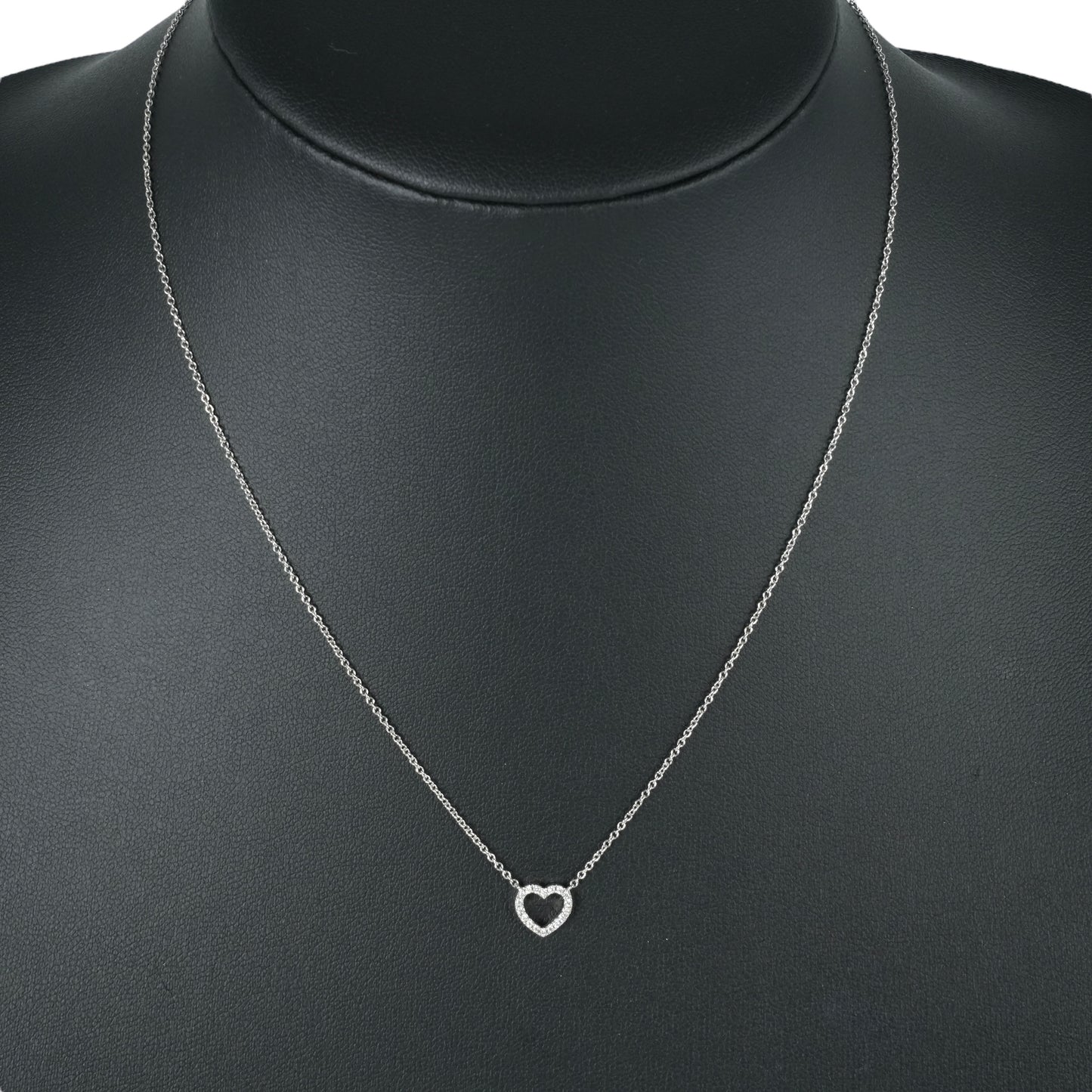 Tiffany Metro Heart Necklace 18KWG