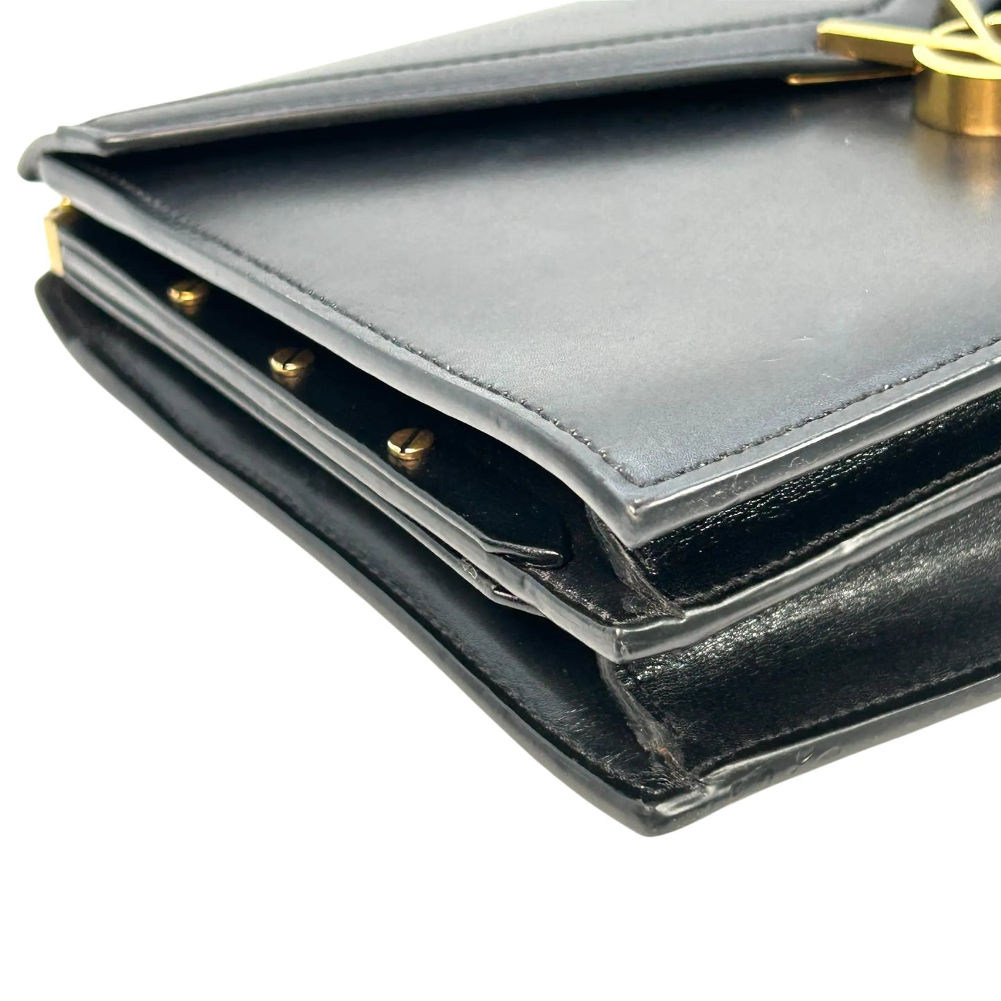 Saint Laurent Cassandra Chain Shoulder Bag - Black