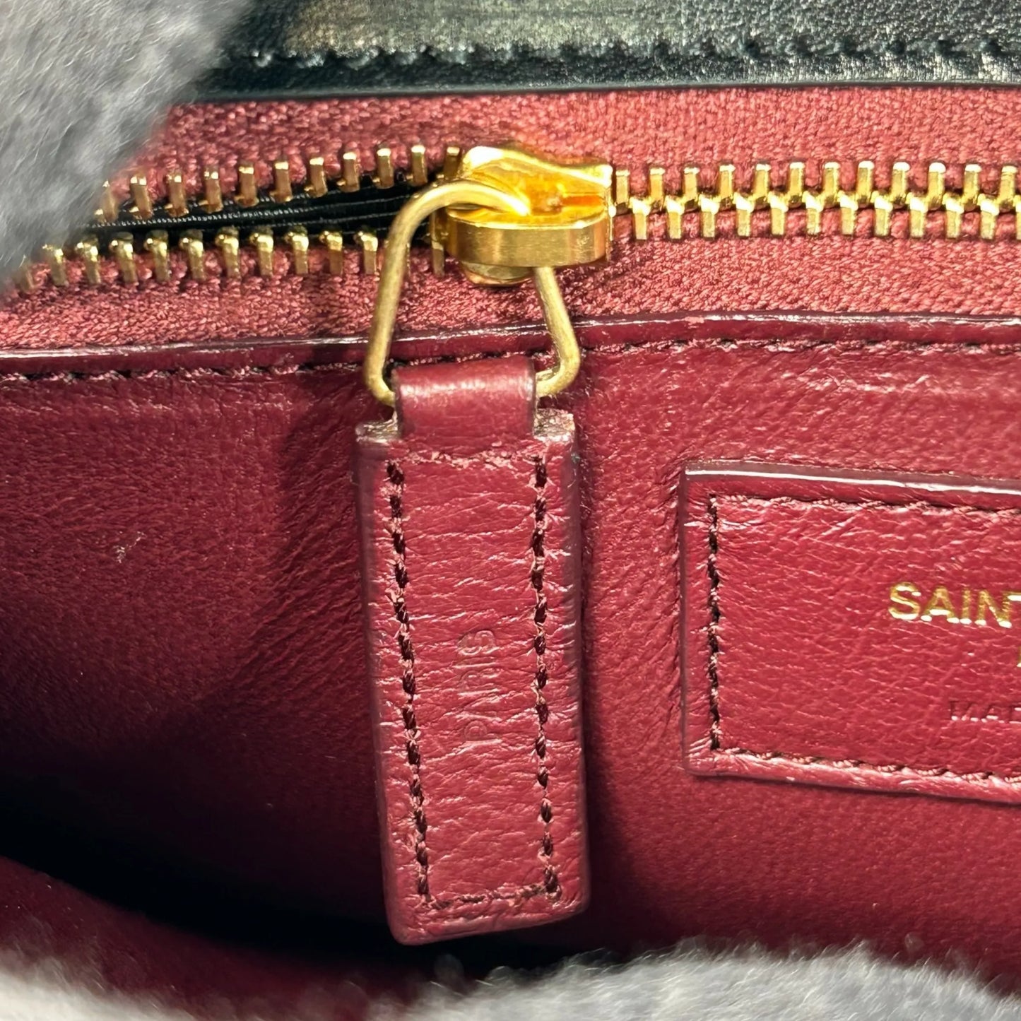 Saint Laurent Cassandra Chain Shoulder Bag - Black