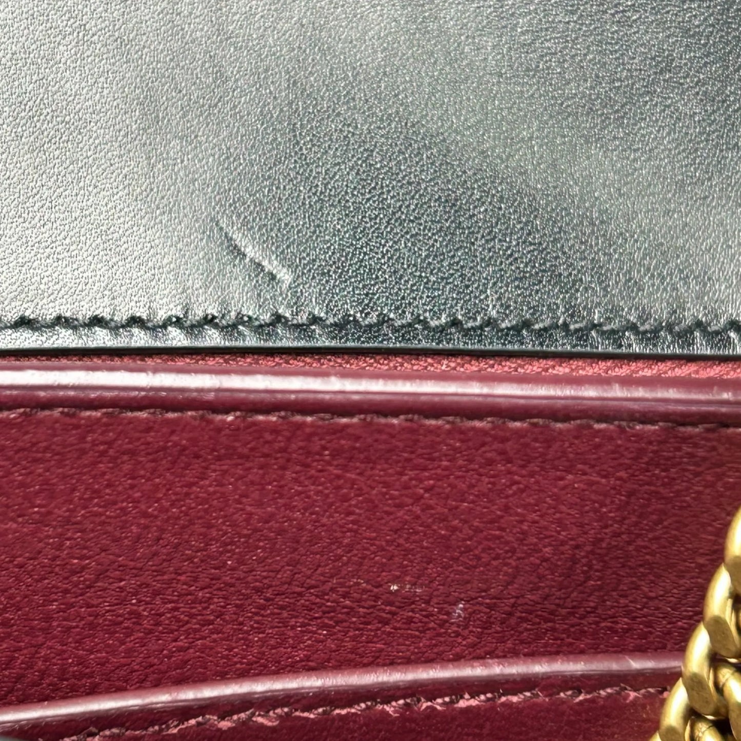 Saint Laurent Cassandra Chain Shoulder Bag - Black