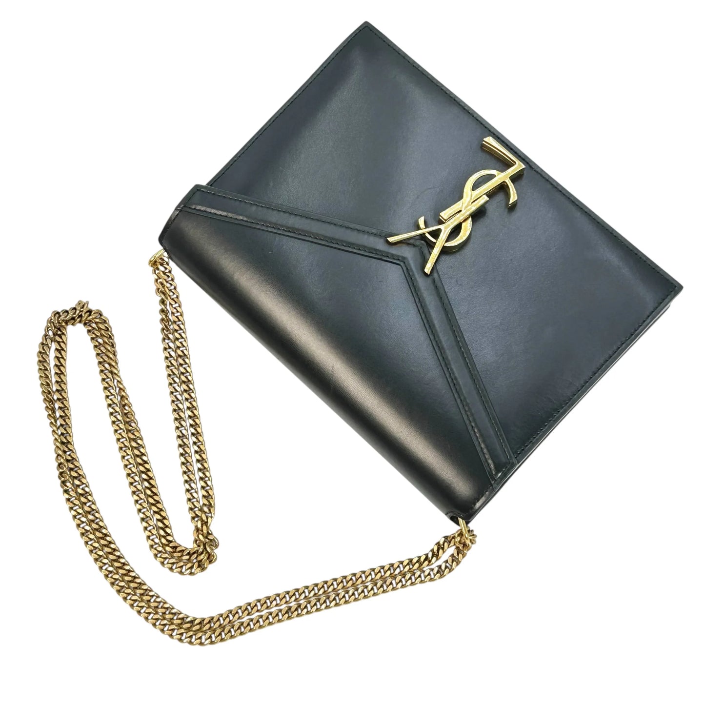 Saint Laurent Cassandra Chain Shoulder Bag - Black
