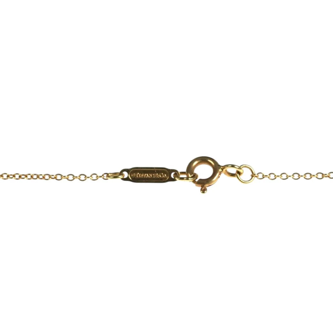Tiffany Ribbon Necklace 18KYG