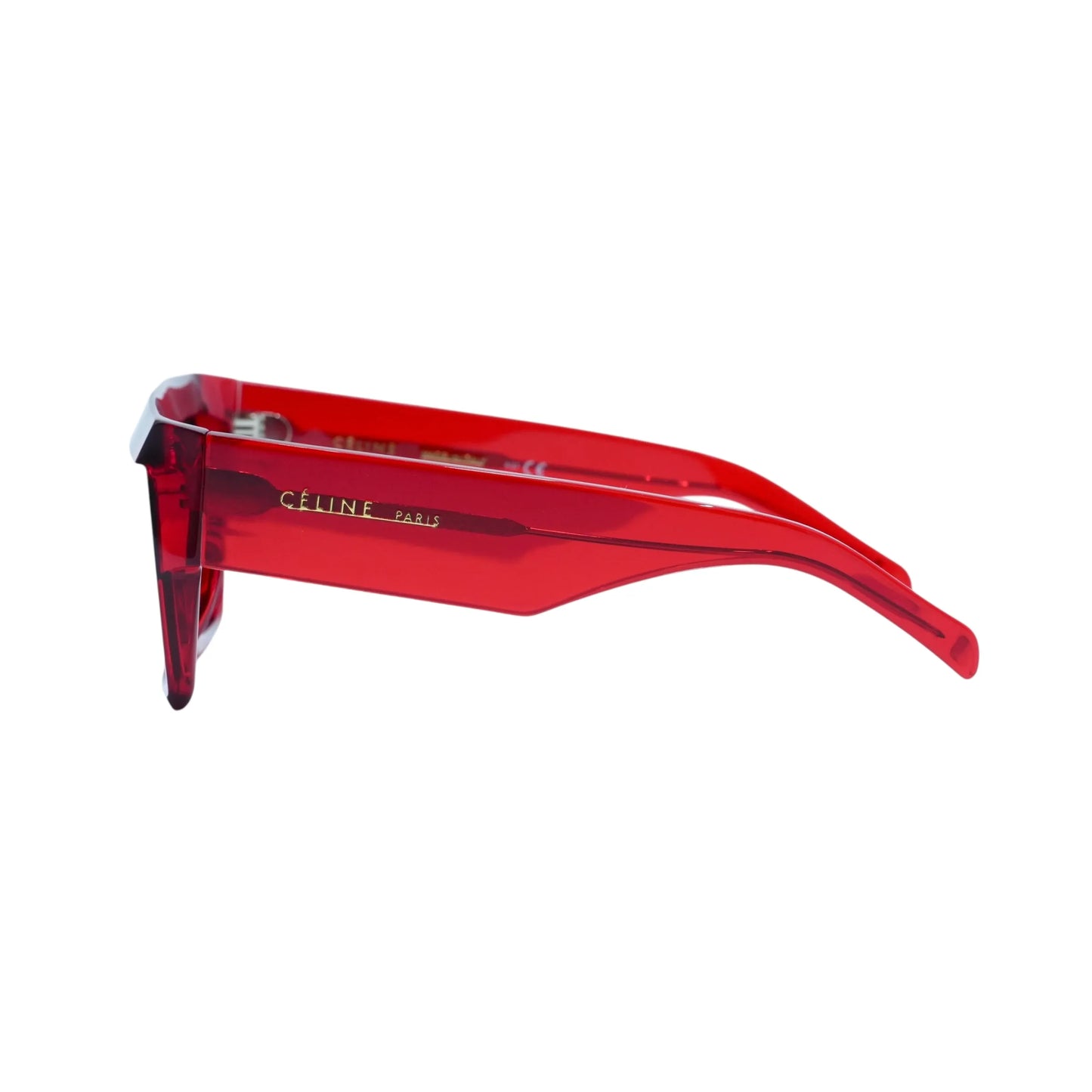 CELINE Red Frame Sunglasses - Red - 32904