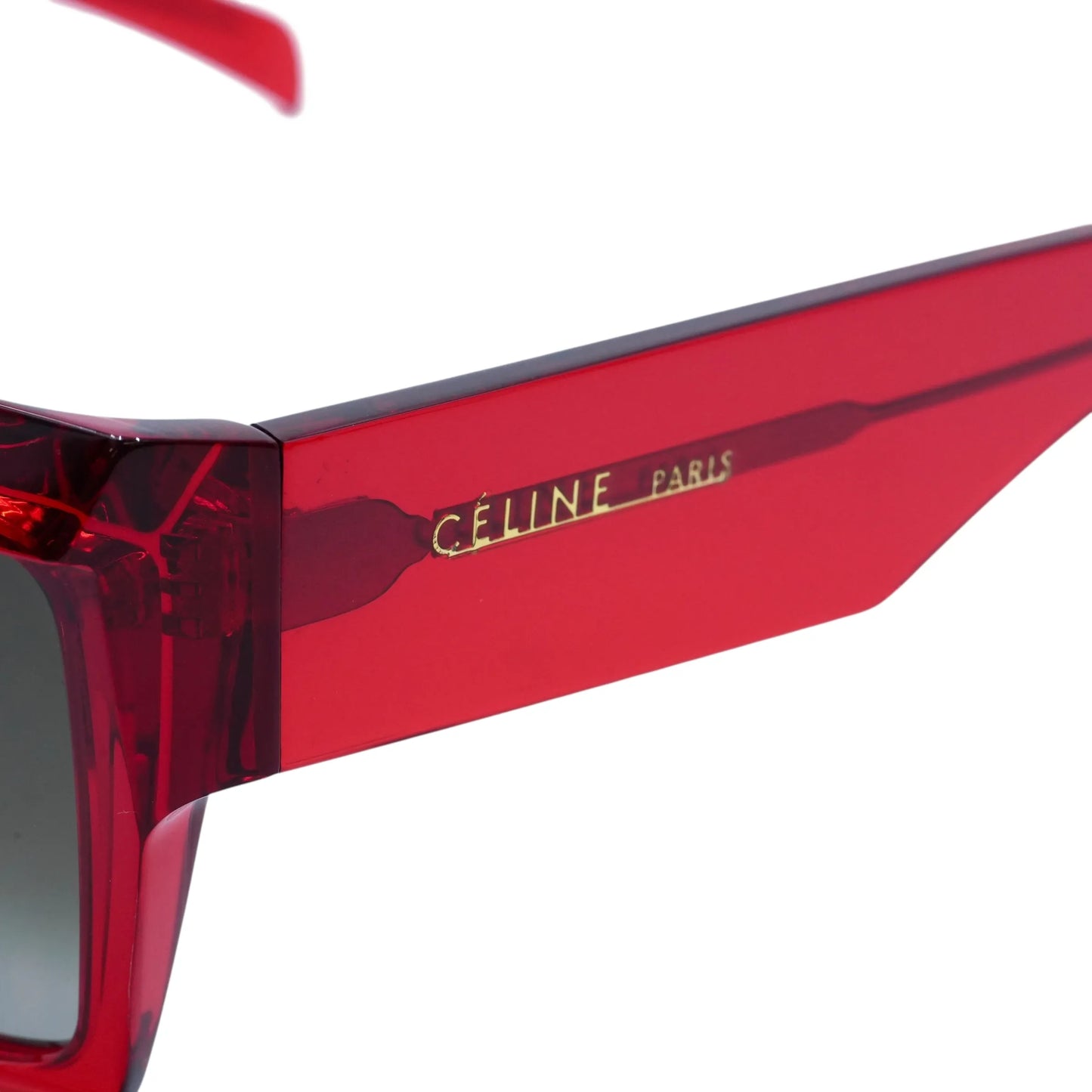 CELINE Red Frame Sunglasses - Red - 32904
