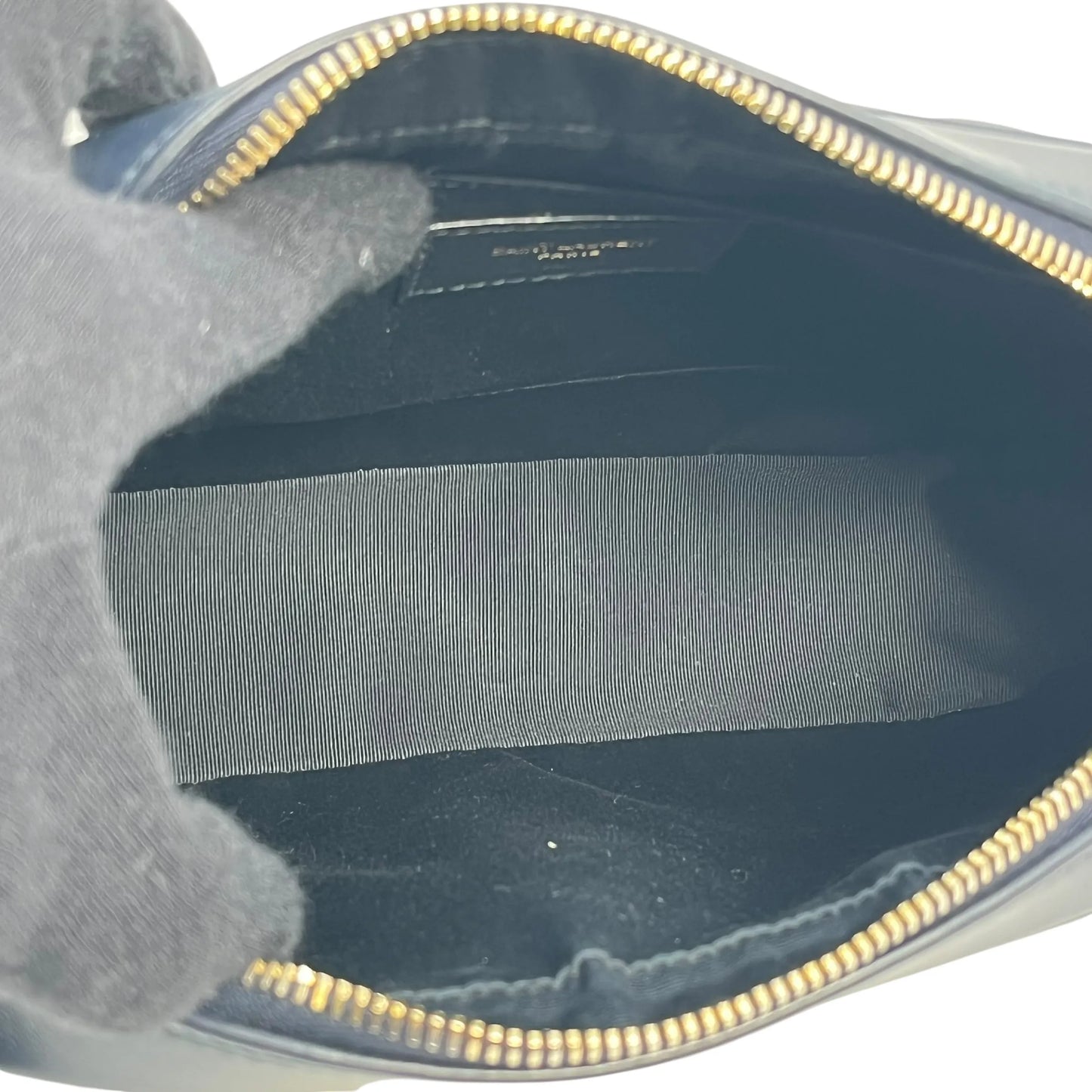 Saint Laurent Lou Medium Shoulder Bag - Navy