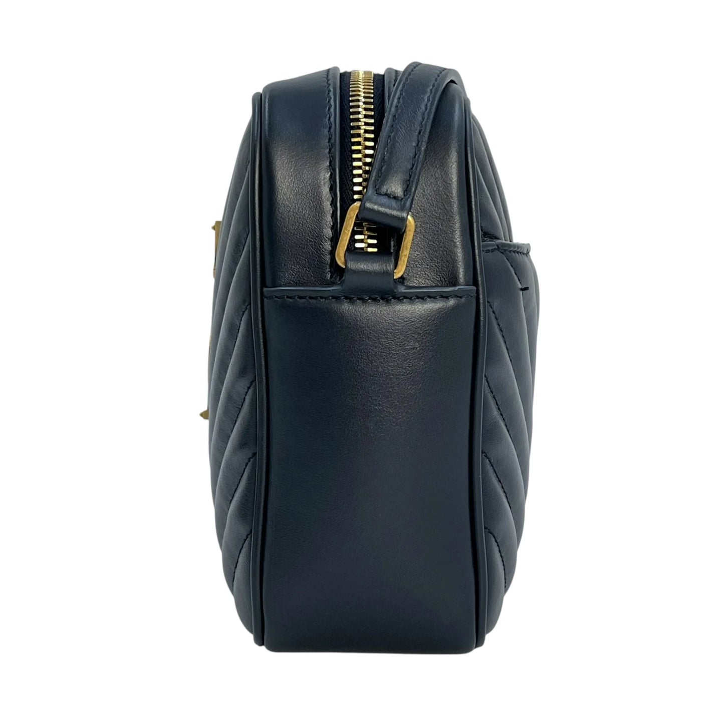 Saint Laurent Lou Medium Shoulder Bag - Navy
