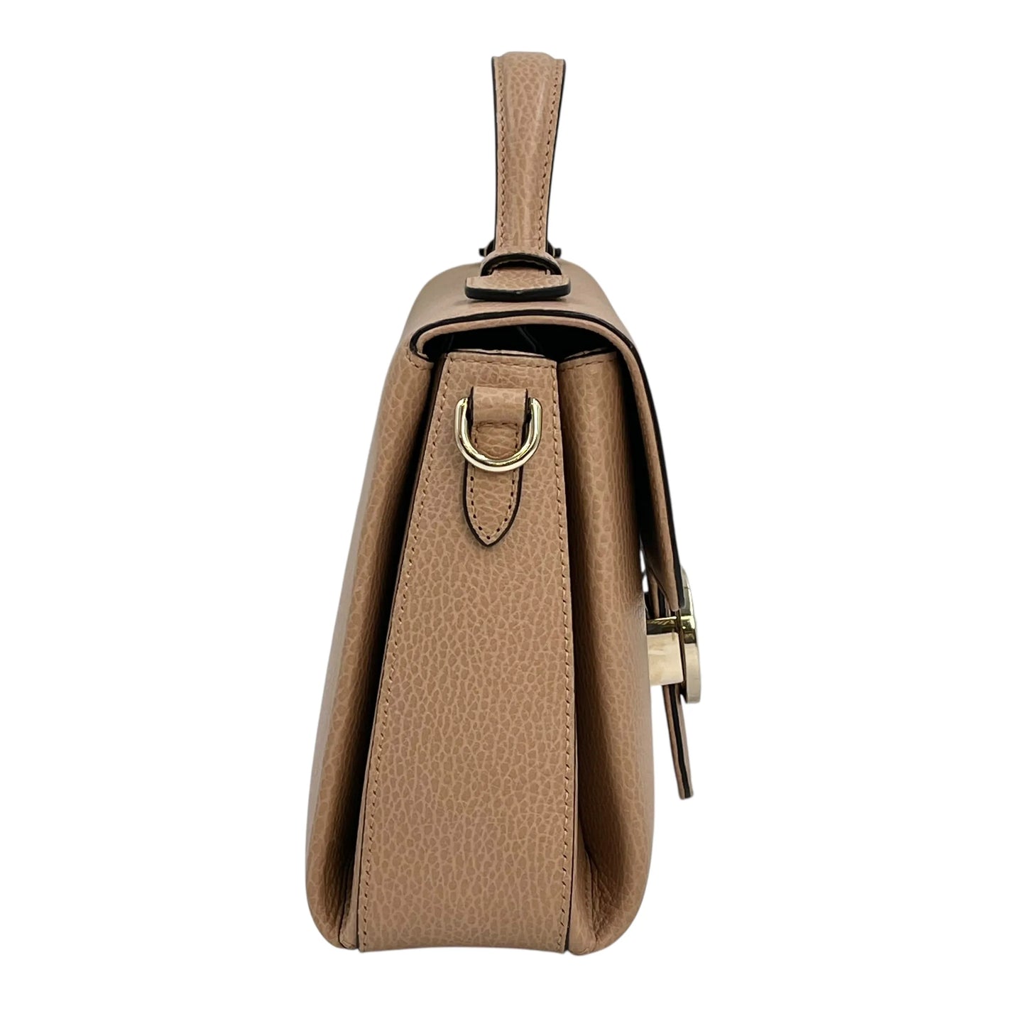 GUCCI Interloking G Chain Shoulder Bag Hand Bag - Beige