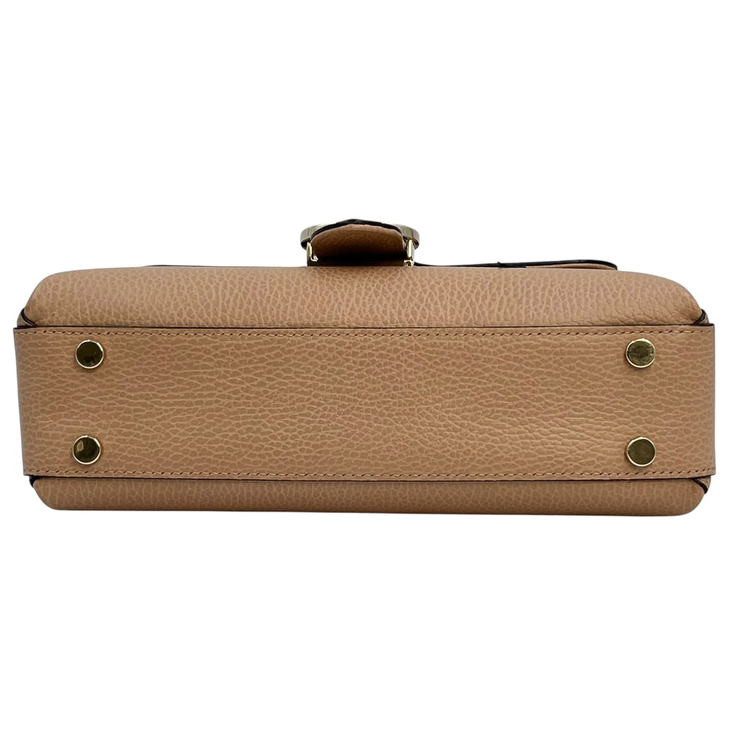 GUCCI Interloking G Chain Shoulder Bag Hand Bag - Beige