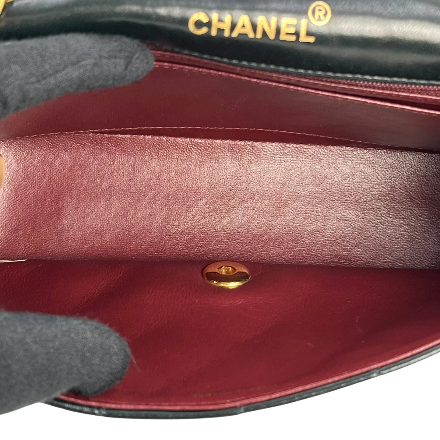 CHANEL Diana Flap 22 Chain Shoulder Bag - Black