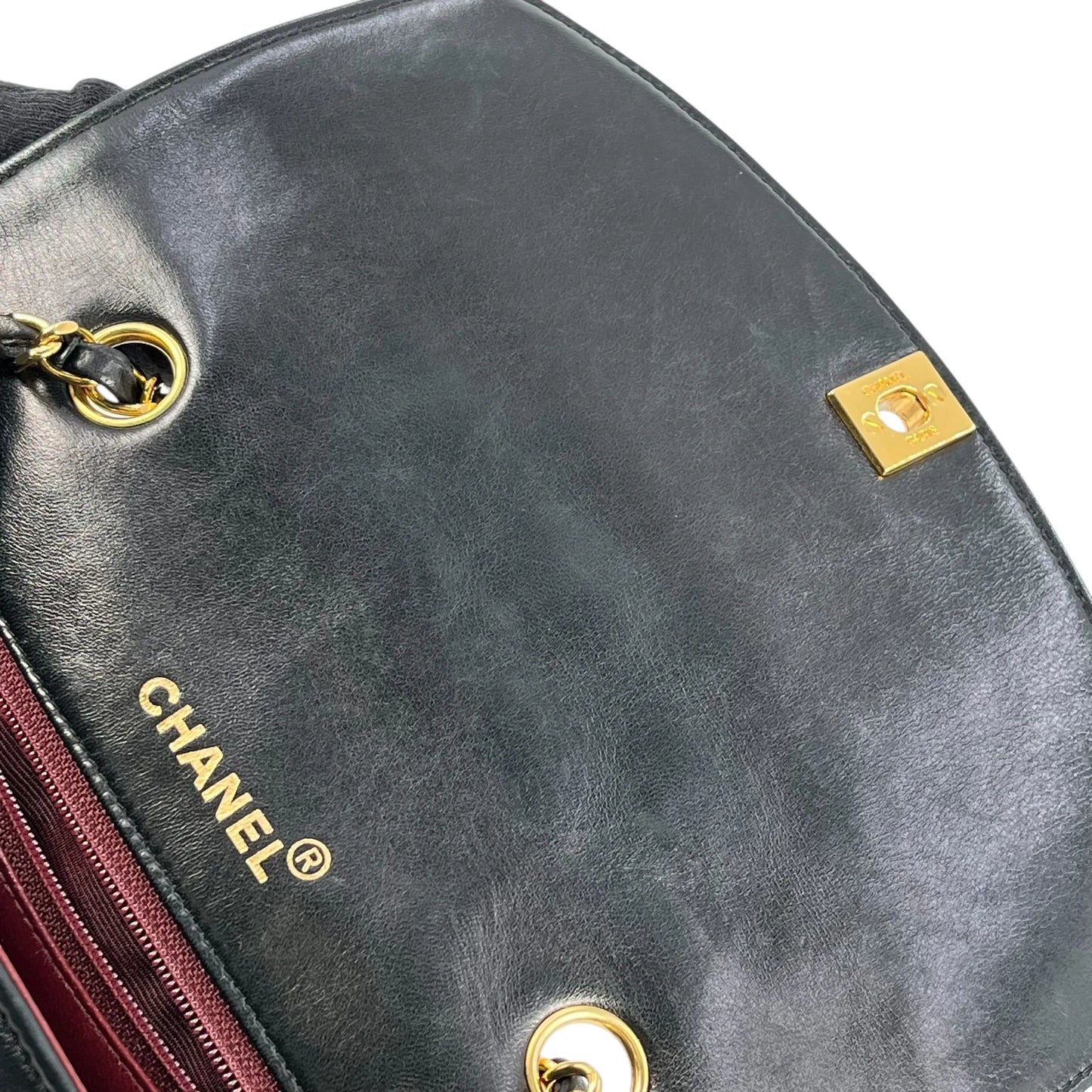 CHANEL Diana Flap 22 Chain Shoulder Bag - Black