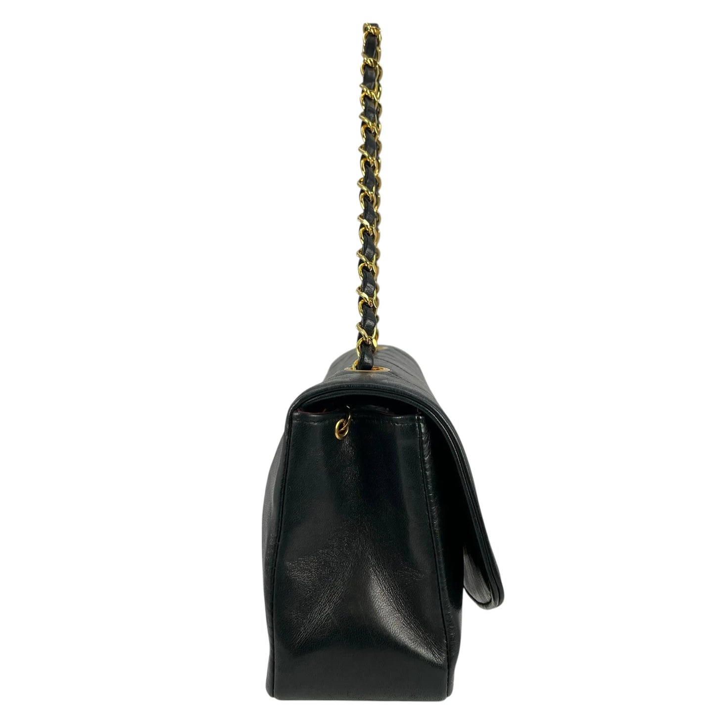 CHANEL Diana Flap 22 Chain Shoulder Bag - Black