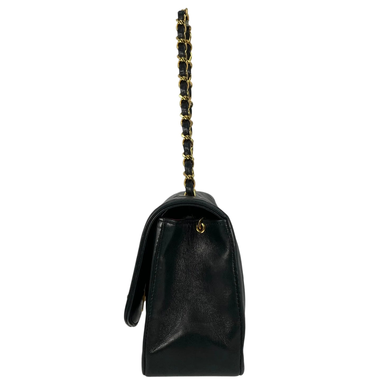 CHANEL Diana Flap 22 Chain Shoulder Bag - Black