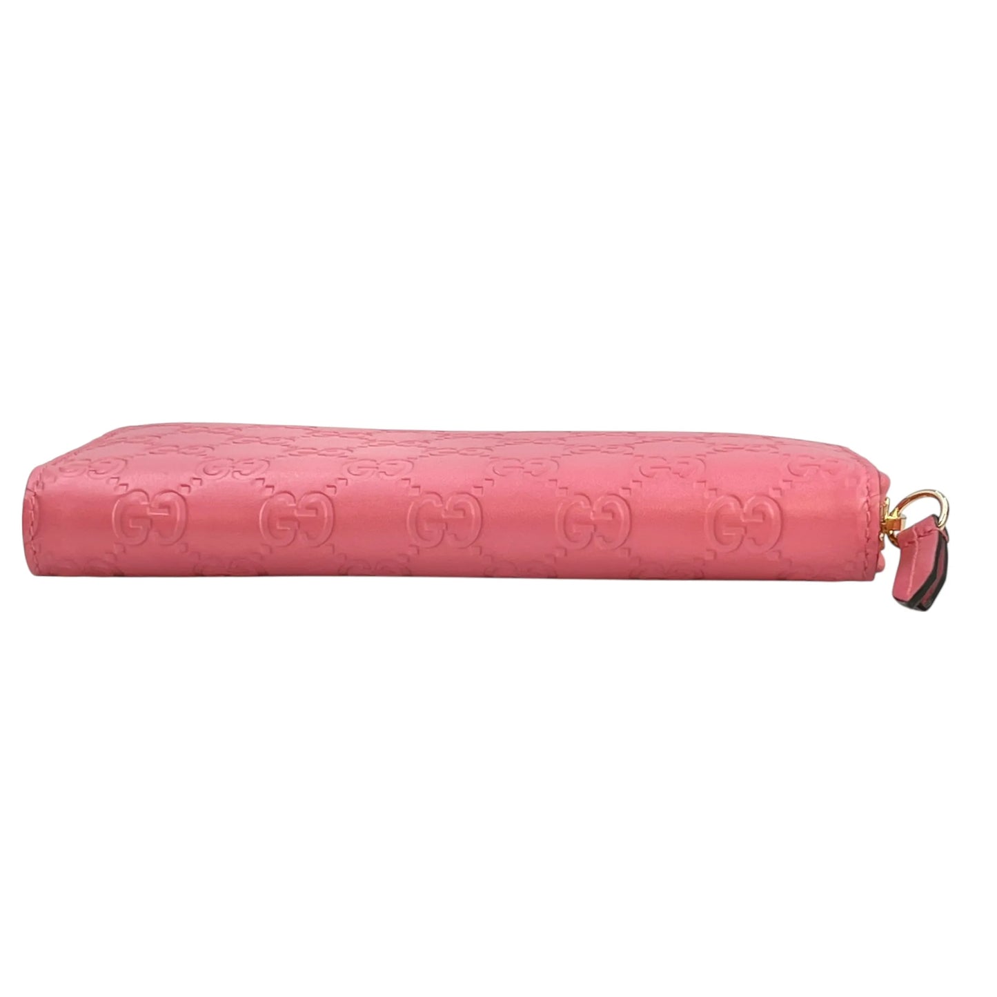 GUCCI GG Marmont Metelasse Zipped Around Long Wallet - Pink