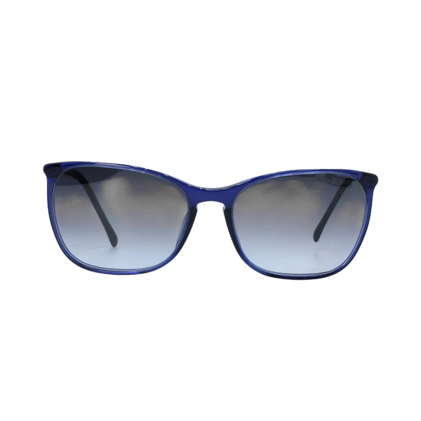 CHANEL CC Logo Blue Frame Sunglasses - Blue - 33353