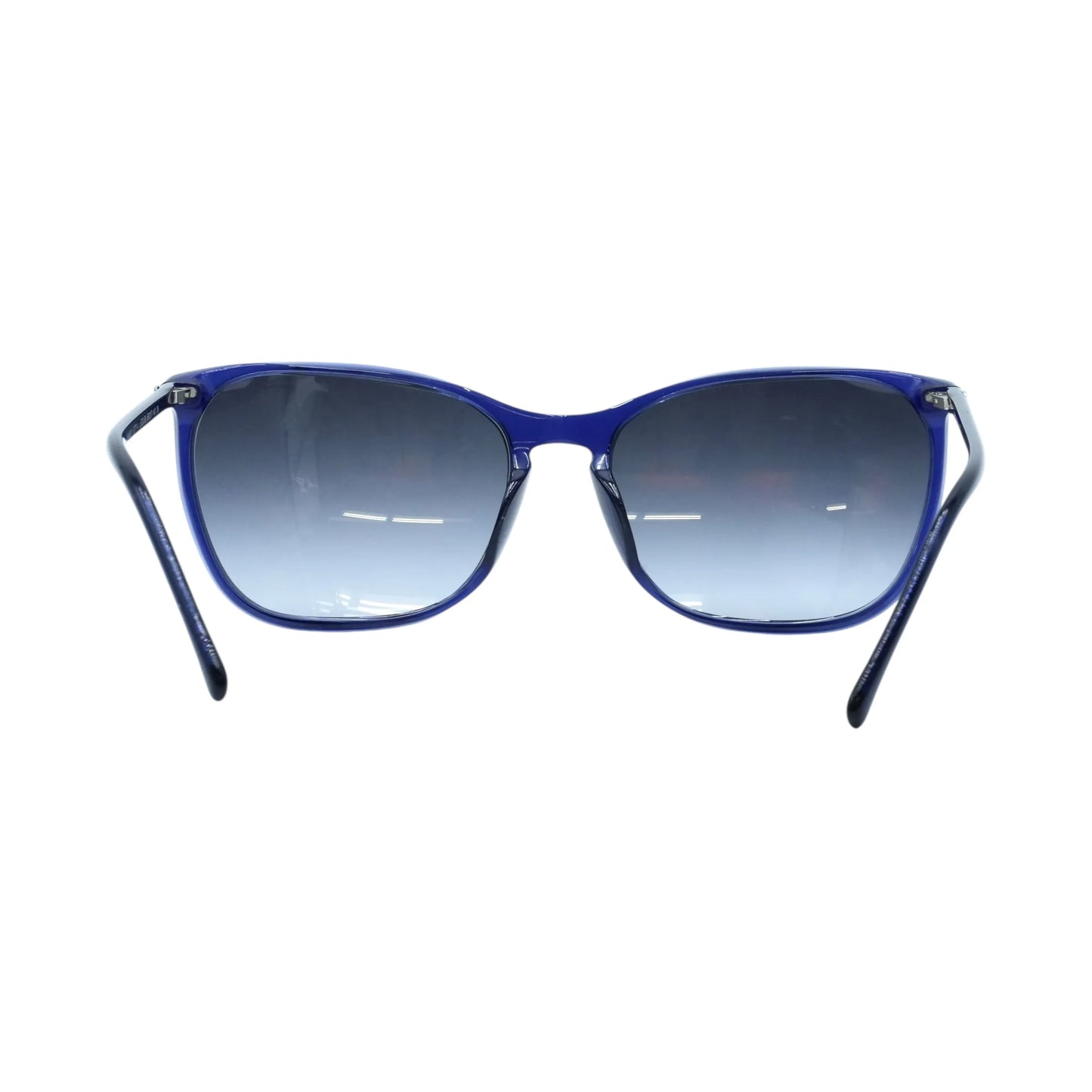 CHANEL CC Logo Blue Frame Sunglasses - Blue - 33353