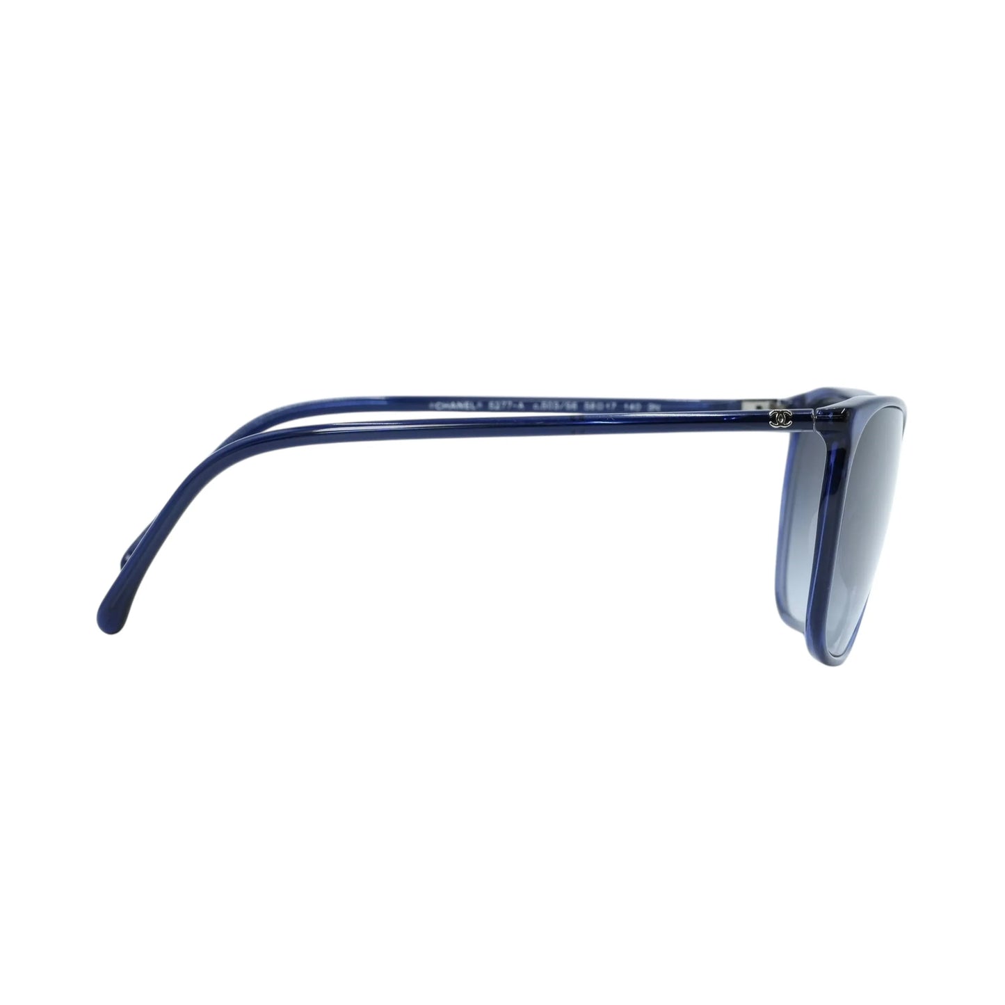 CHANEL CC Logo Blue Frame Sunglasses - Blue - 33353
