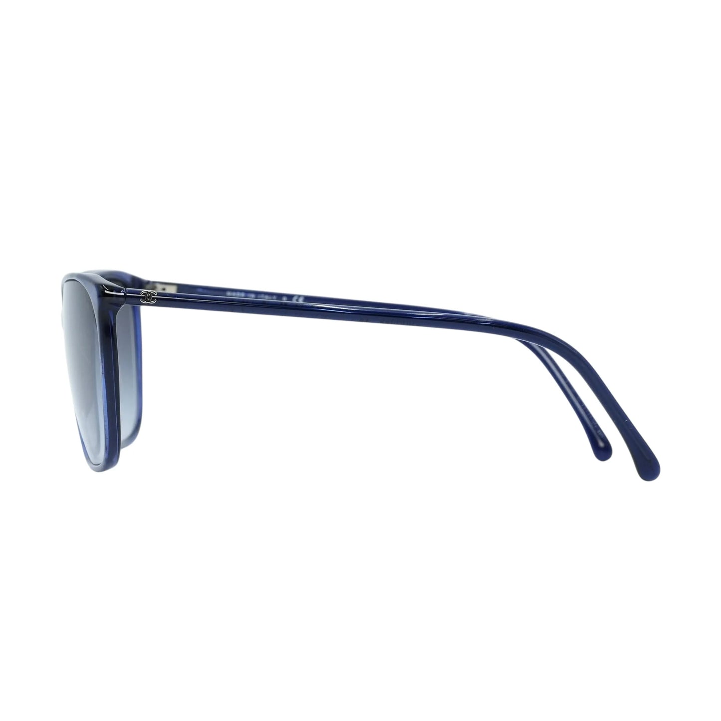 CHANEL CC Logo Blue Frame Sunglasses - Blue - 33353