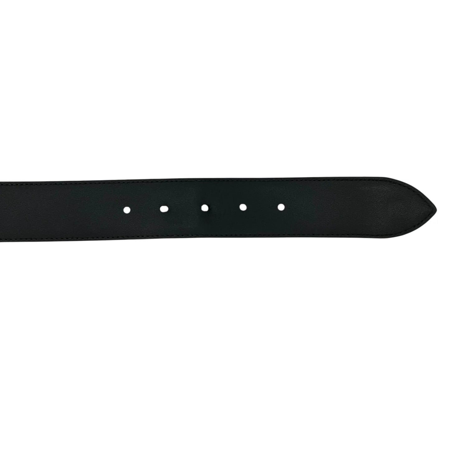 GUCCI Guccissima Leather Belt - Black - 33356