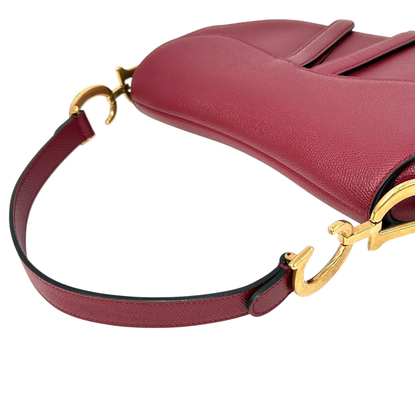 Dior Saddle Leather One Shoulder Bag - Red