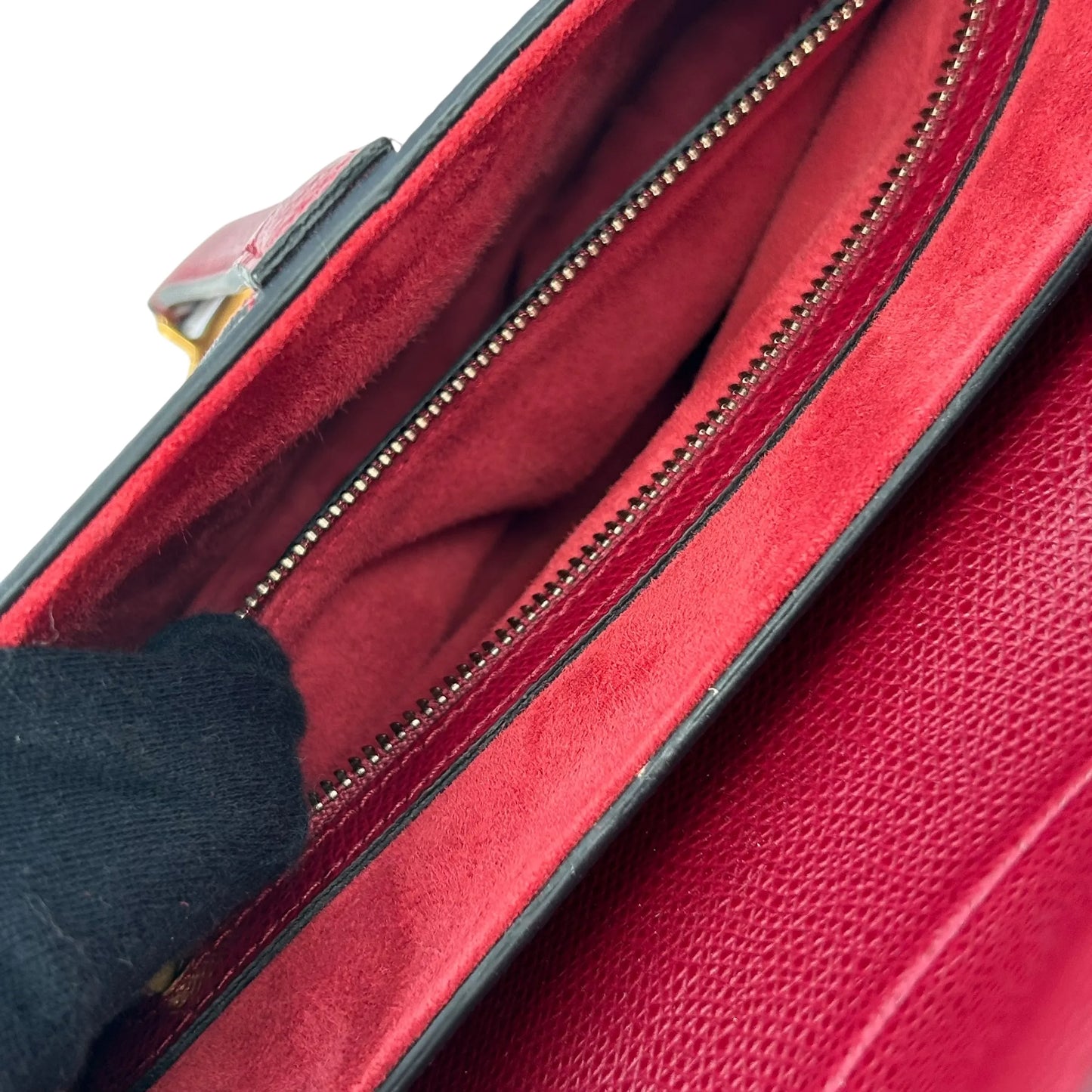 Dior Saddle Leather One Shoulder Bag - Red
