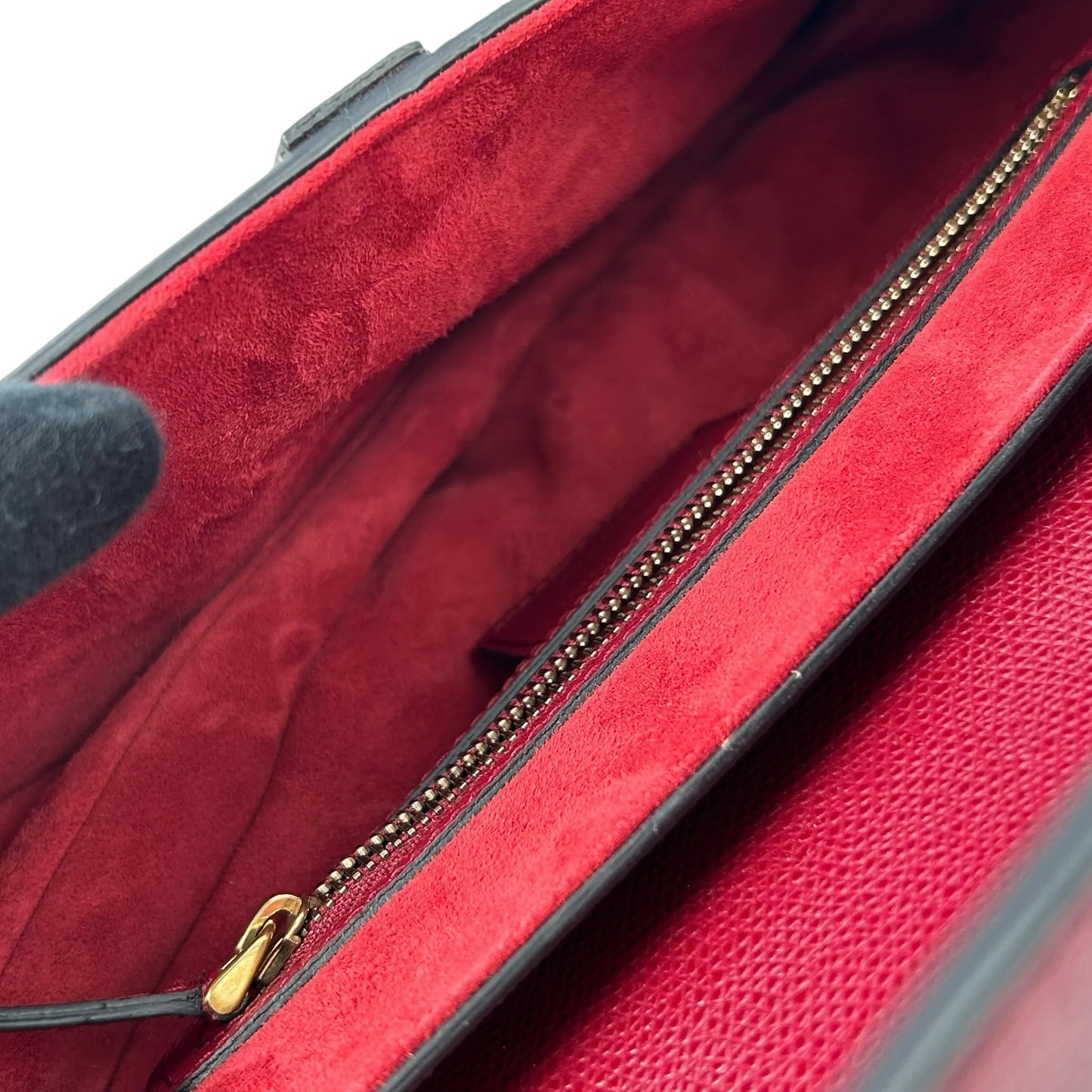Dior Saddle Leather One Shoulder Bag - Red