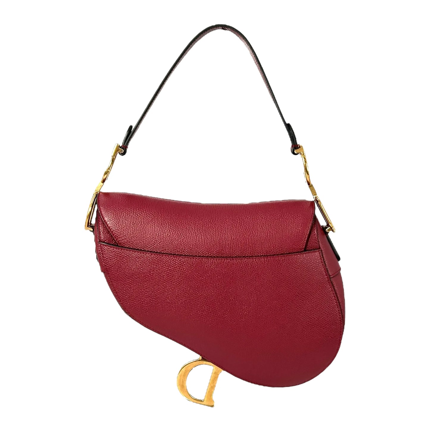Dior Saddle Leather One Shoulder Bag - Red