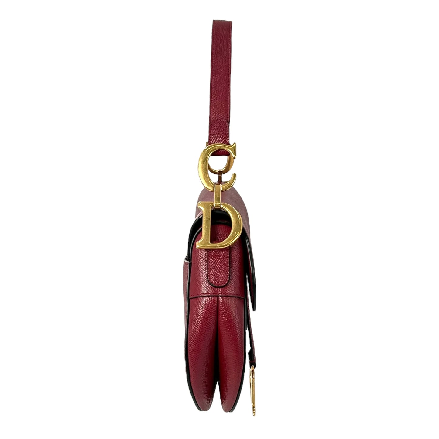 Dior Saddle Leather One Shoulder Bag - Red