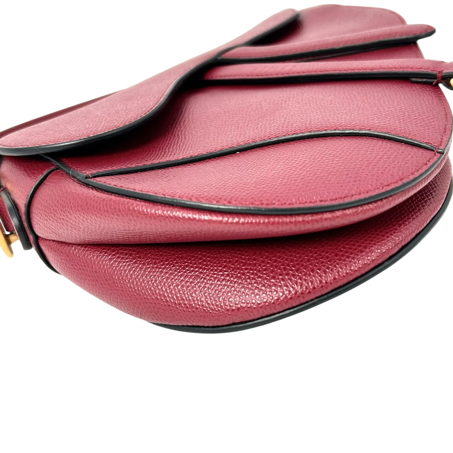 Dior Saddle Leather One Shoulder Bag - Red